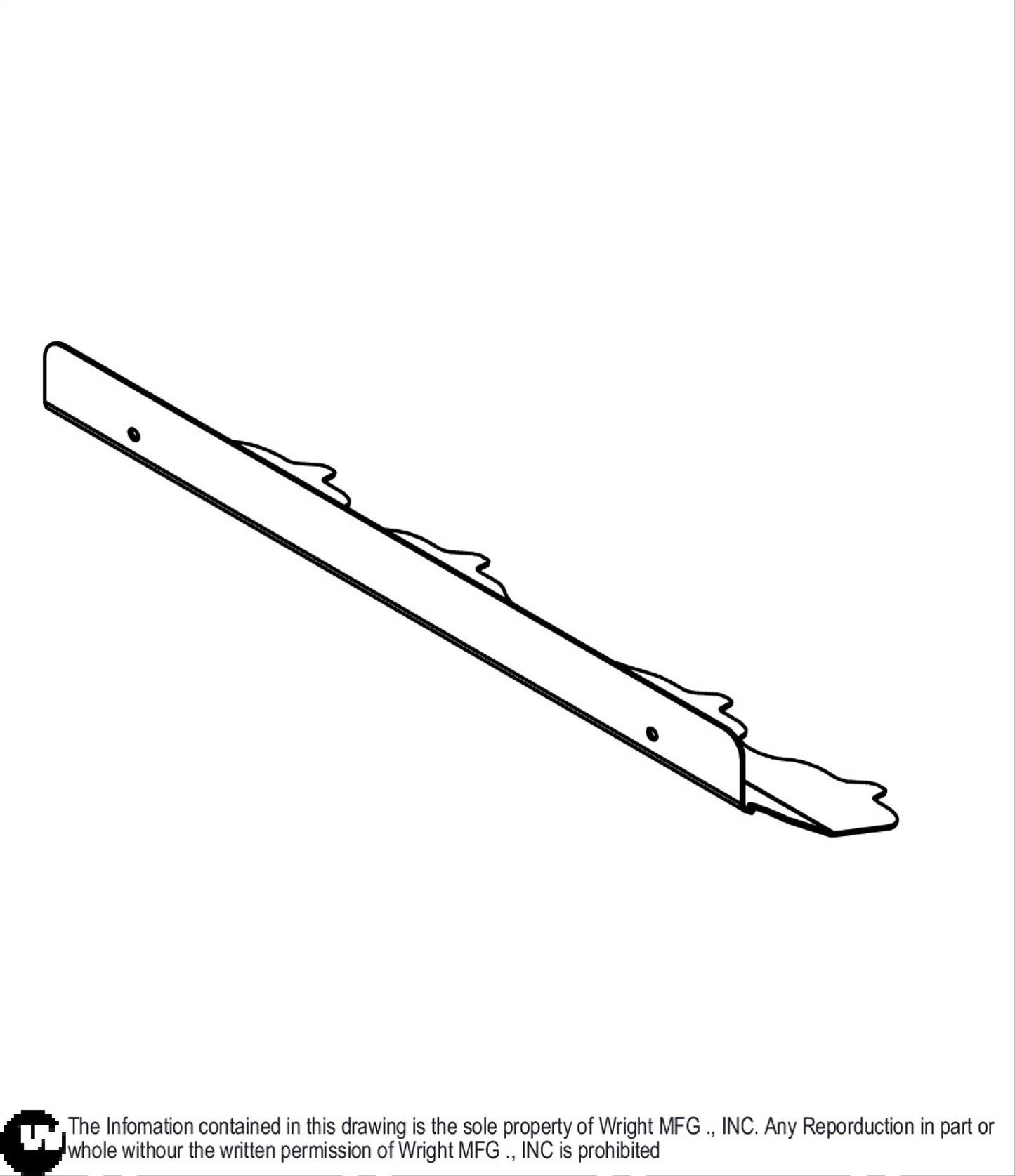 WST Tractor Body Toe Plate Guard 93410334.