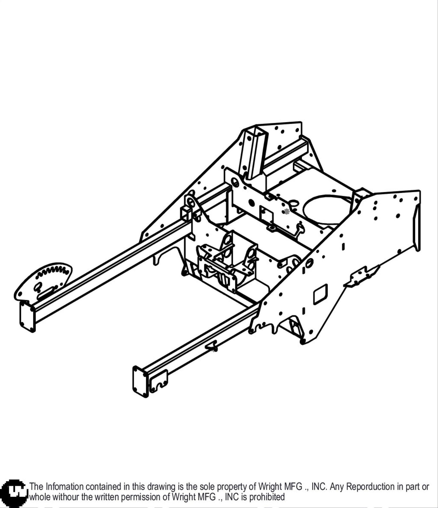 WZTO Tractor Body Weldment 93410335.