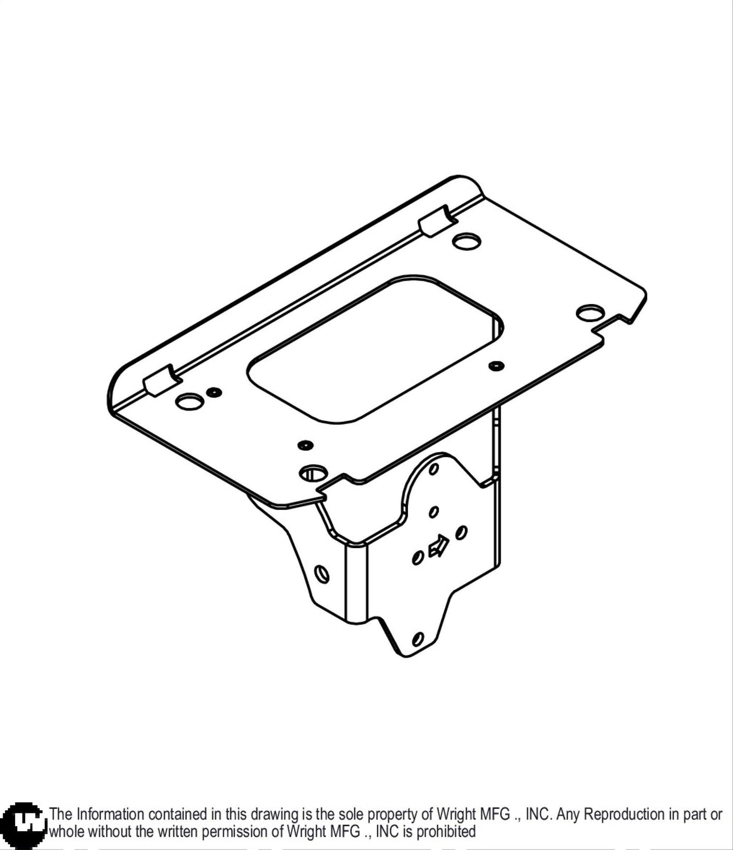 WSTN Fuel Tank Stand Weldment 93410375.