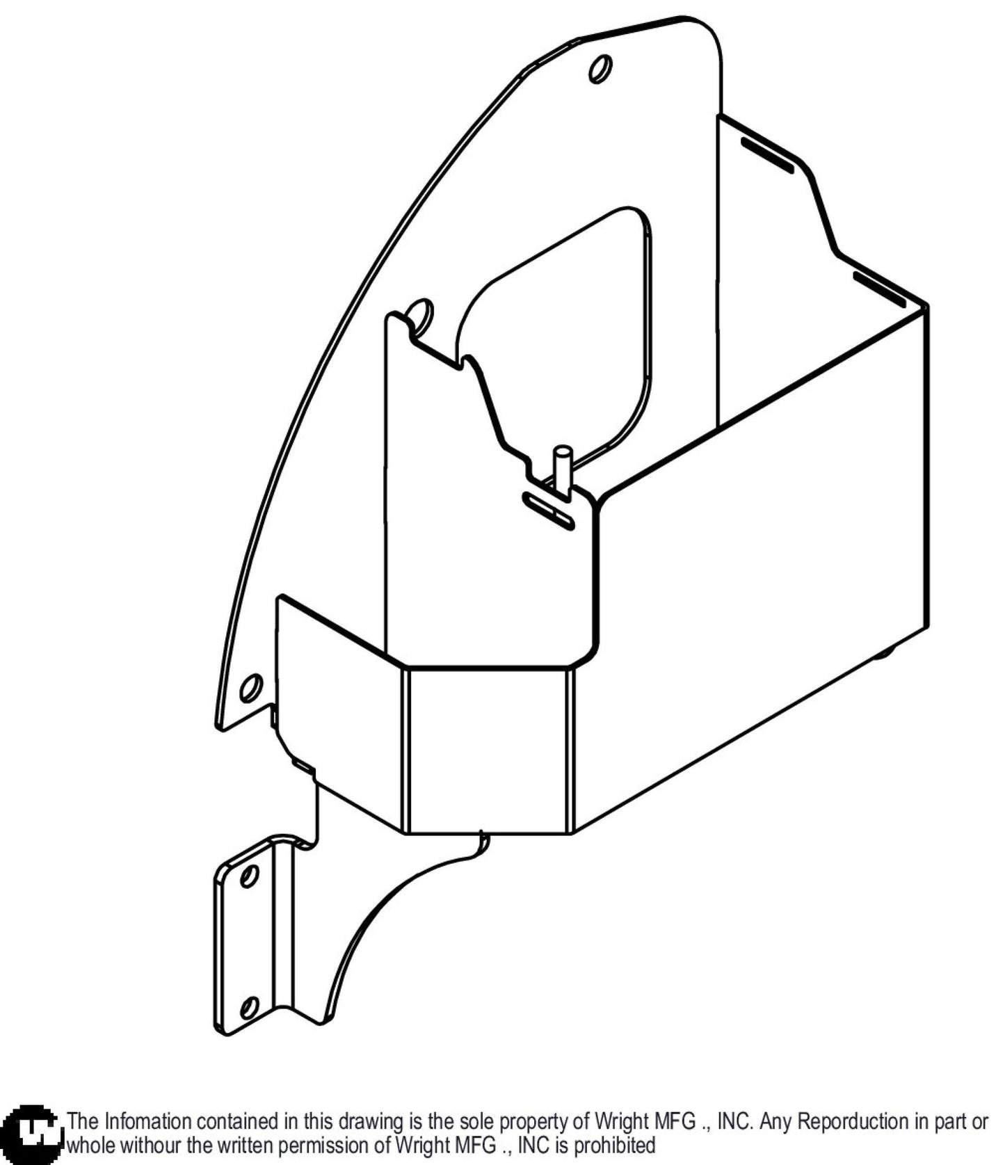 WSTN Battery Box Weldment 93410380.
