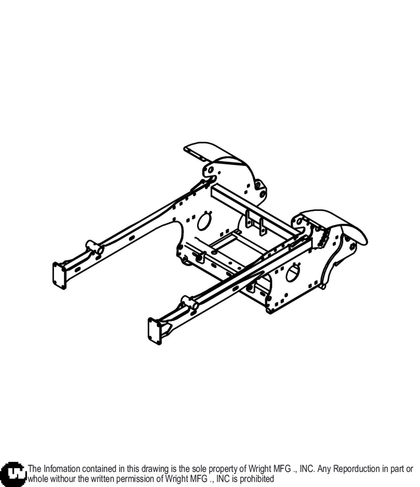 WSTX/WSPX Tractor Body Weldment 93410428.