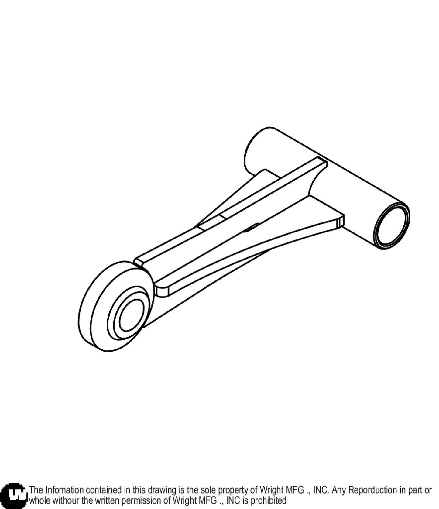 WSTX Control Arm Weldment 93410430.
