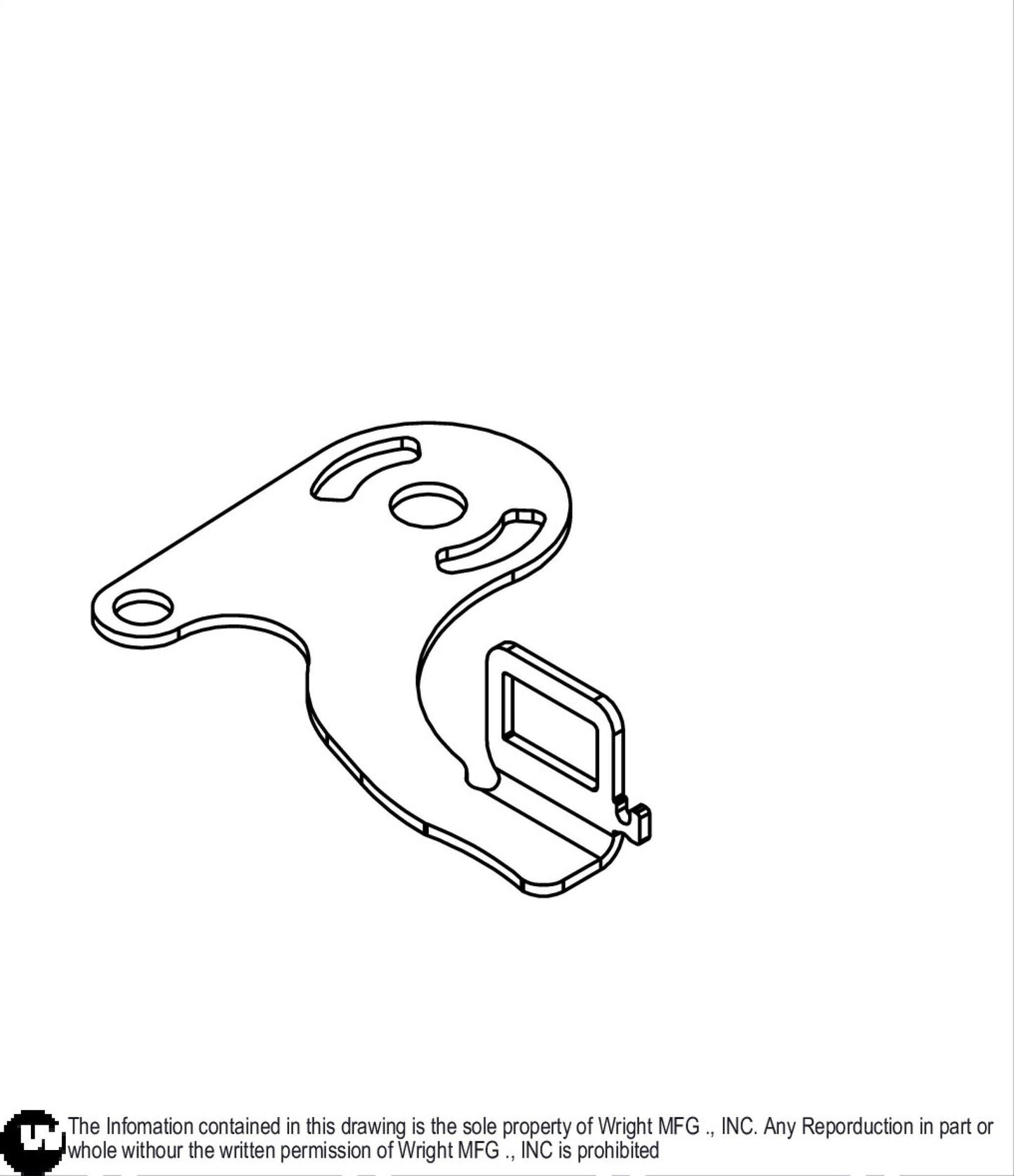 Right WVH2 Neutral Index Plate 93410434.