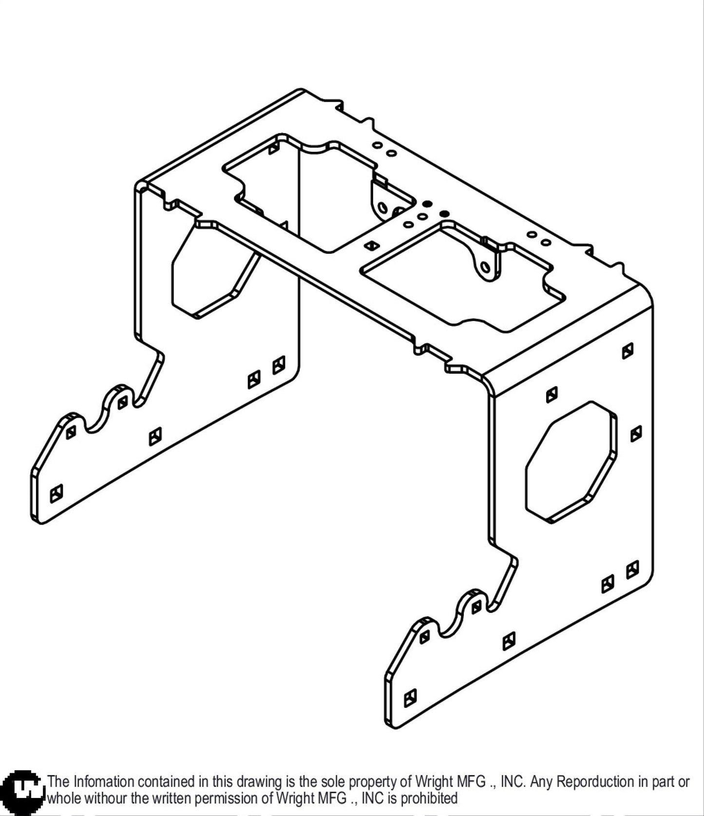 WVH2 Fuel Tank Stand Weldment 93410440.