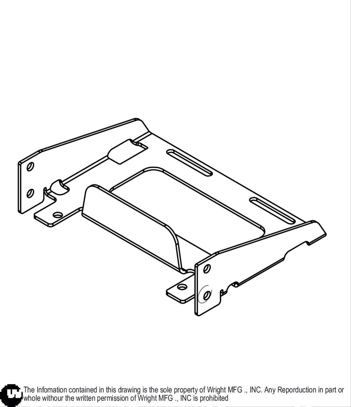 WV2 Battery Tray 93410445.
