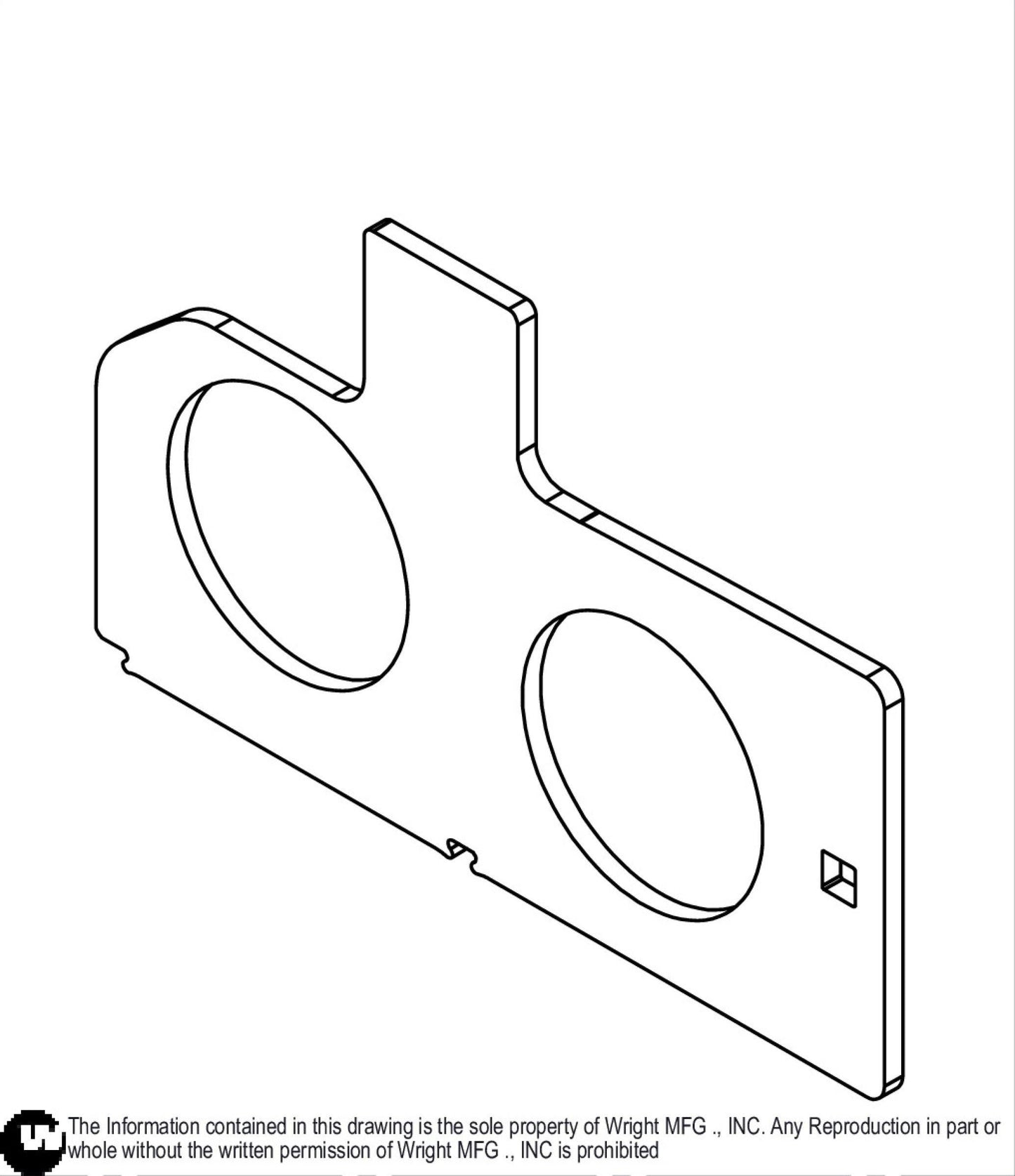52-61 WVH2 Wheel Motor Spacer 93410455.