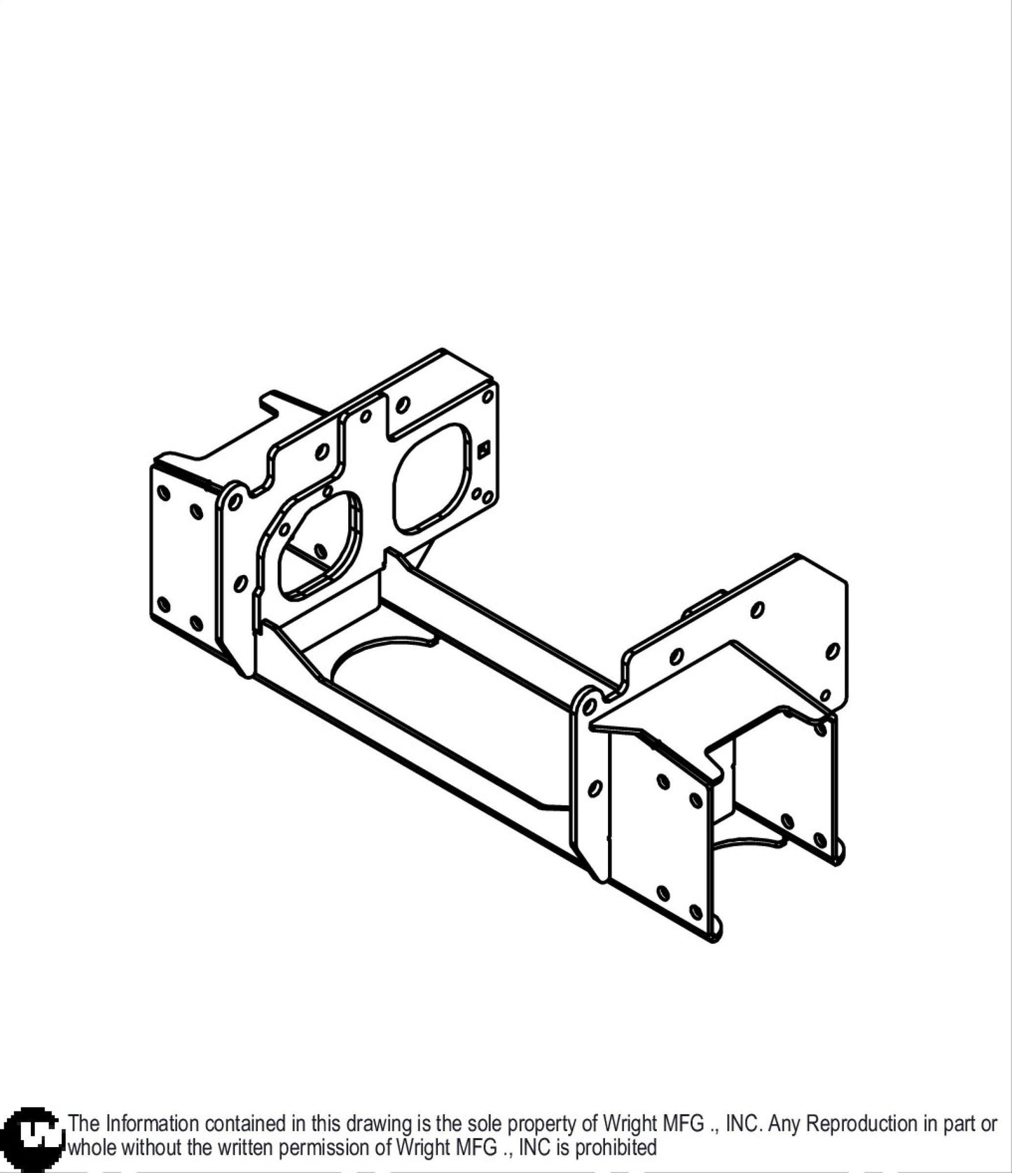 52/61 WVH2 Wheel Motor Frame 93410469.
