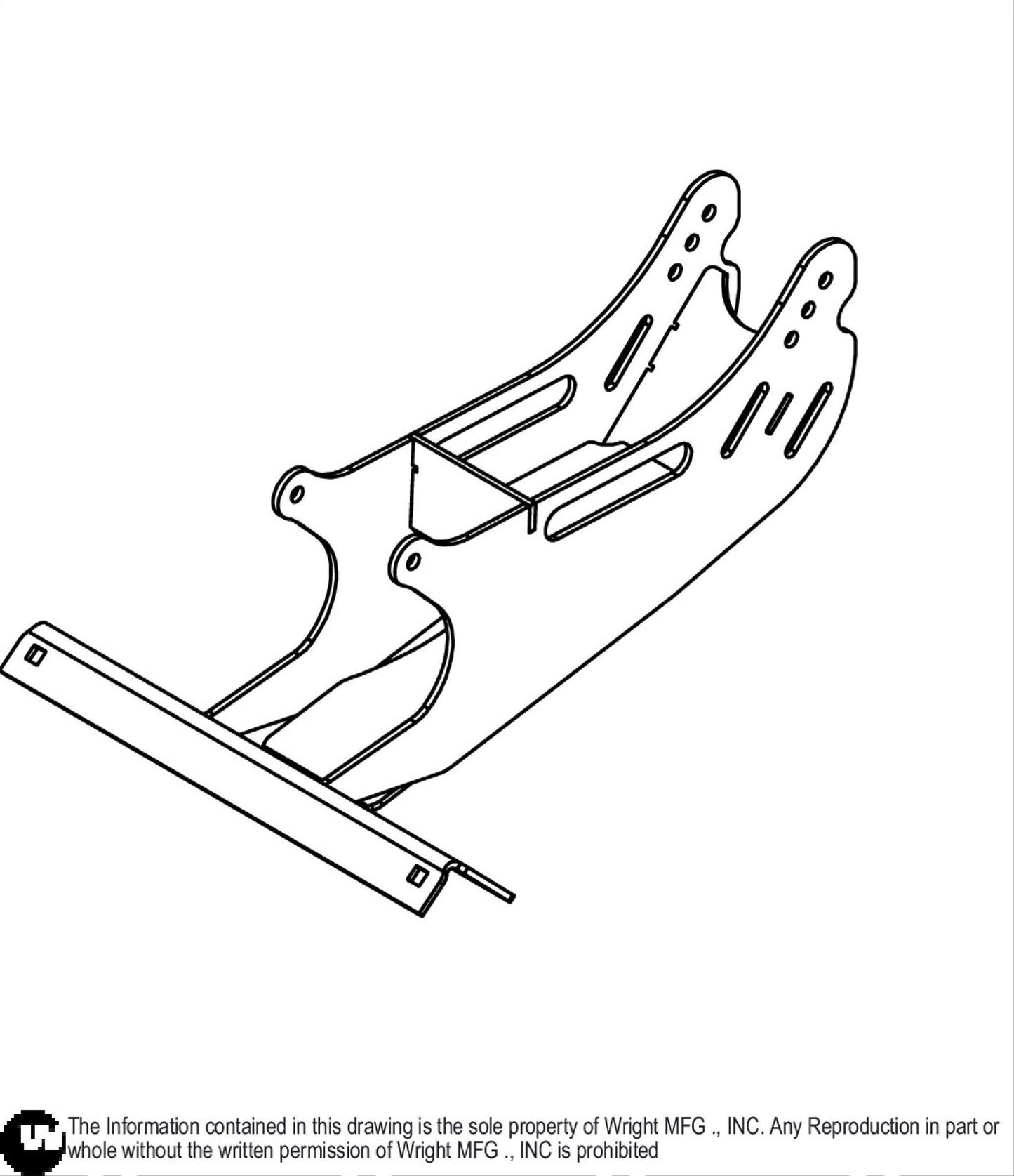 WSPN Seat Base Weldment 93410491.