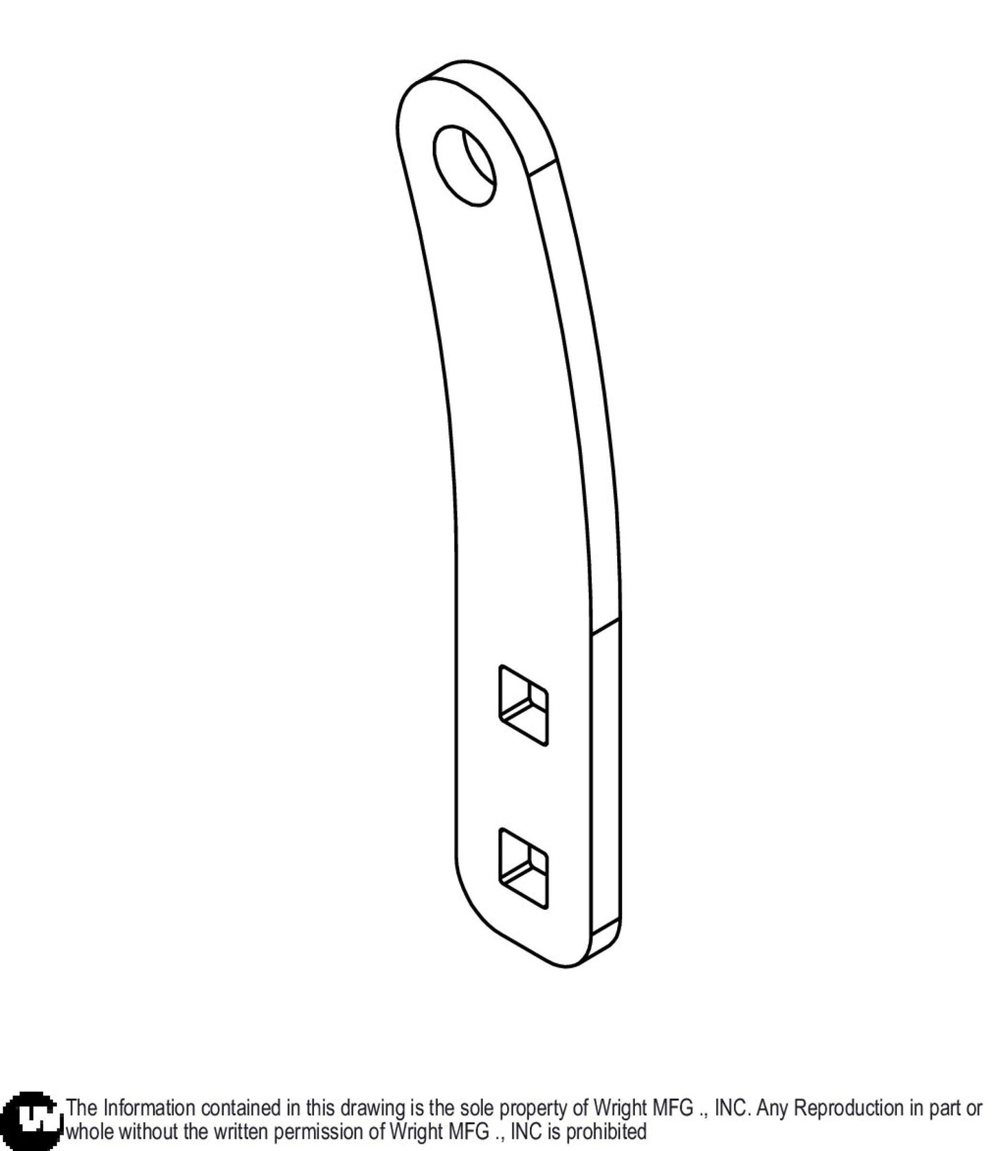 WSTX2 Deck Lift Stiffener Plate 93410516.
