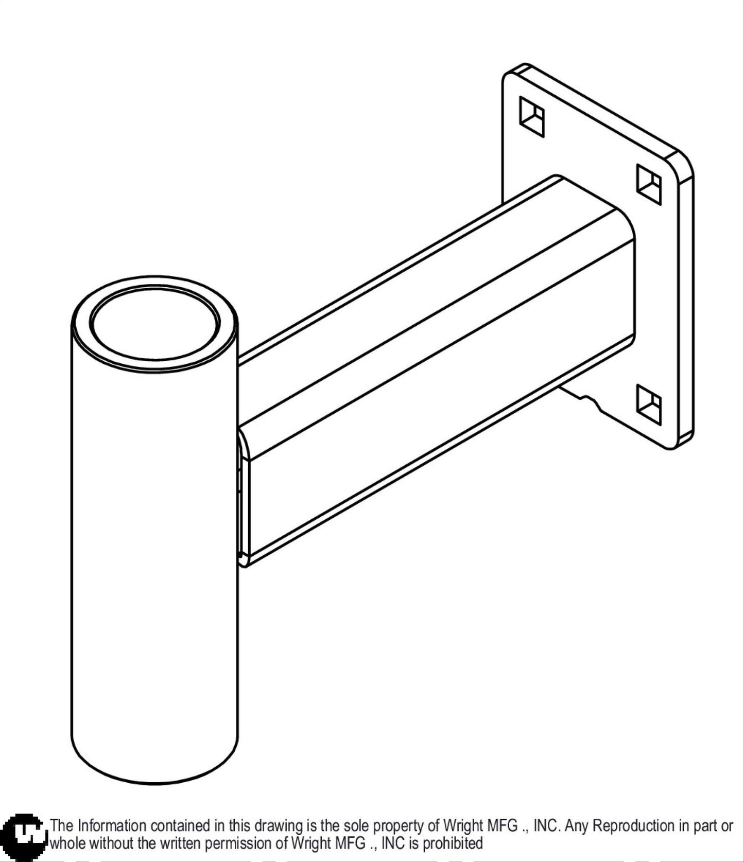 SST Caster Arm Weldment 93410534.