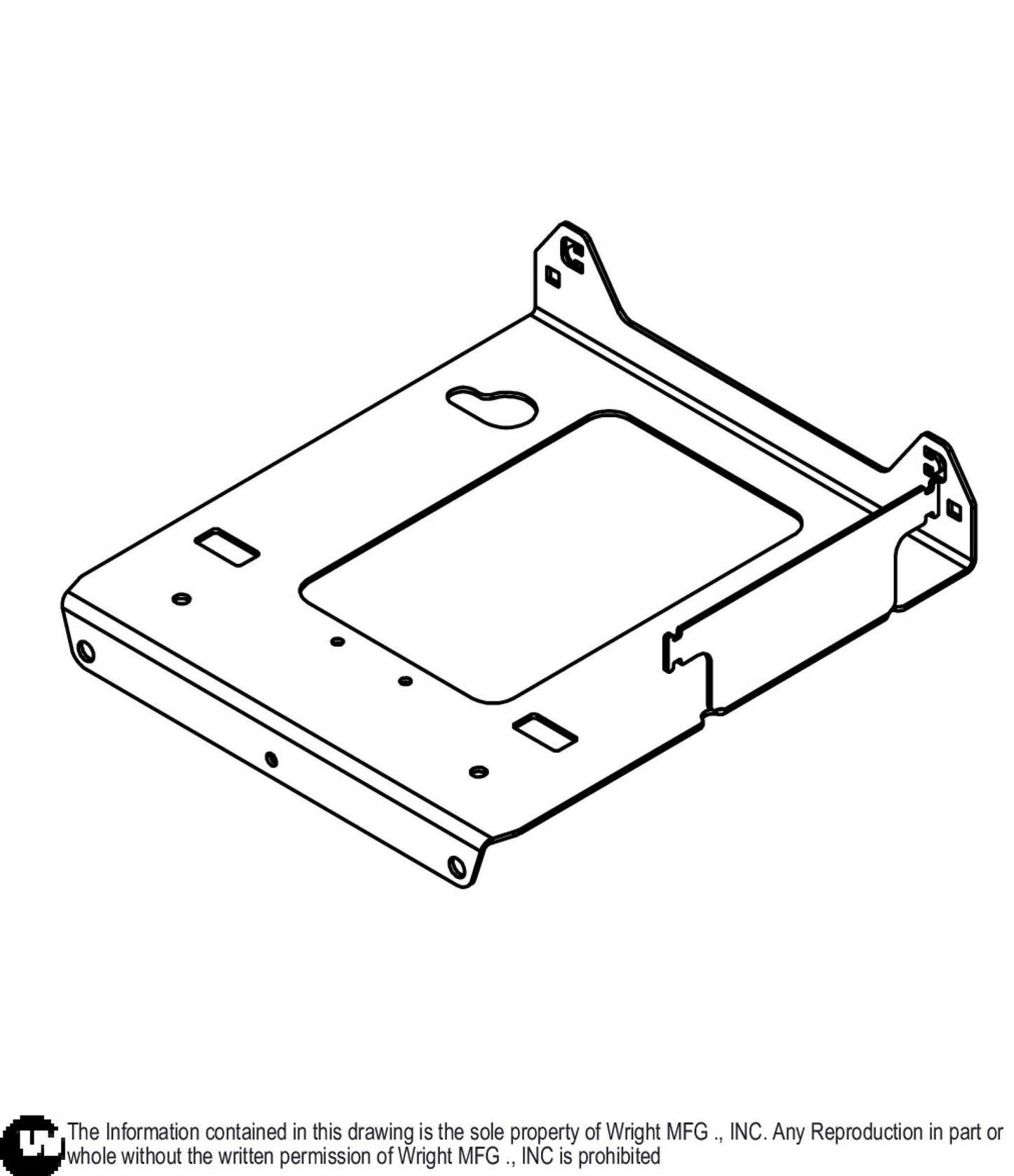 11GA WSB Fuel Tank Support Plate 93410543.