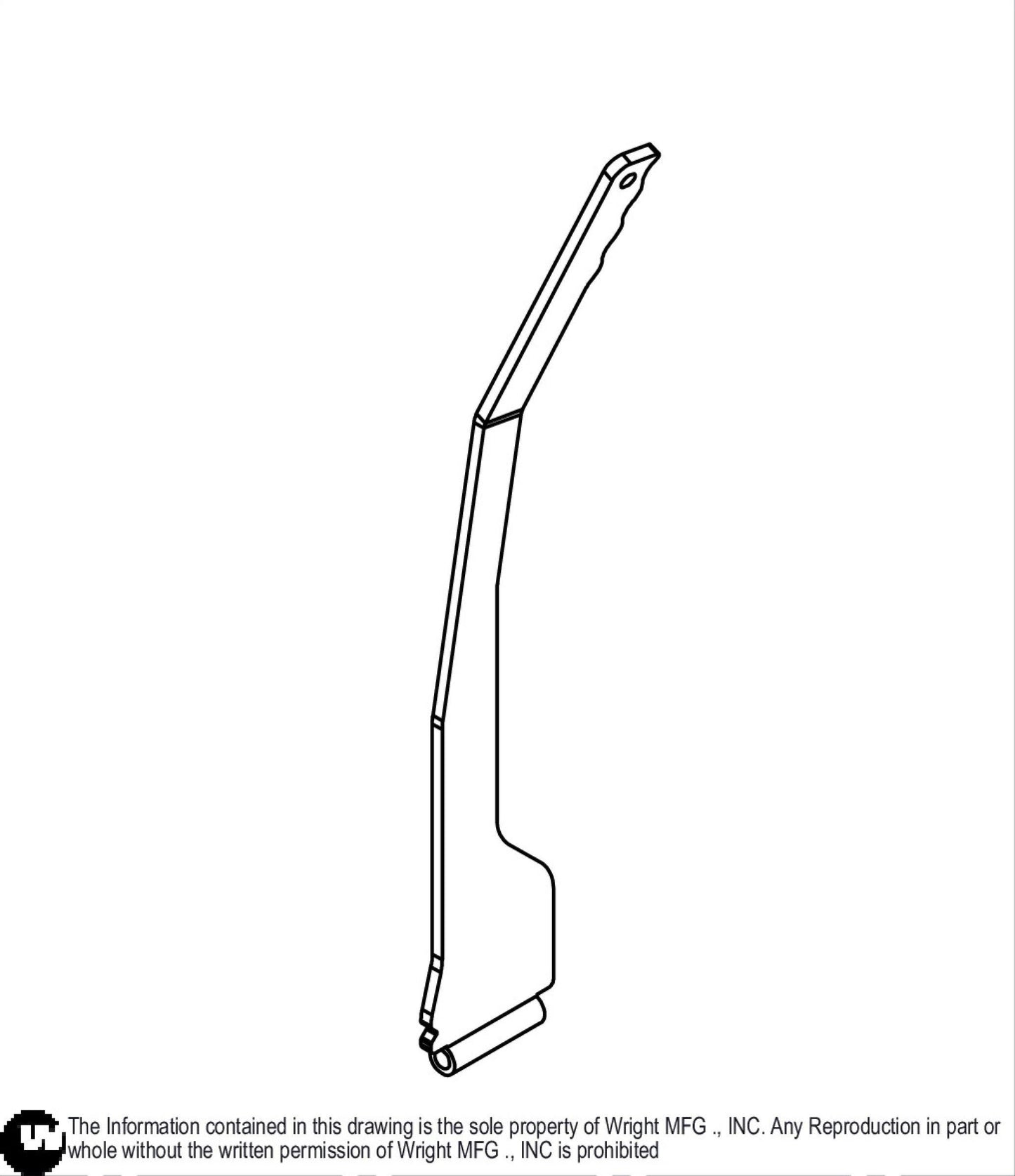 WSB Upper Deck Lift Handle 93410552.
