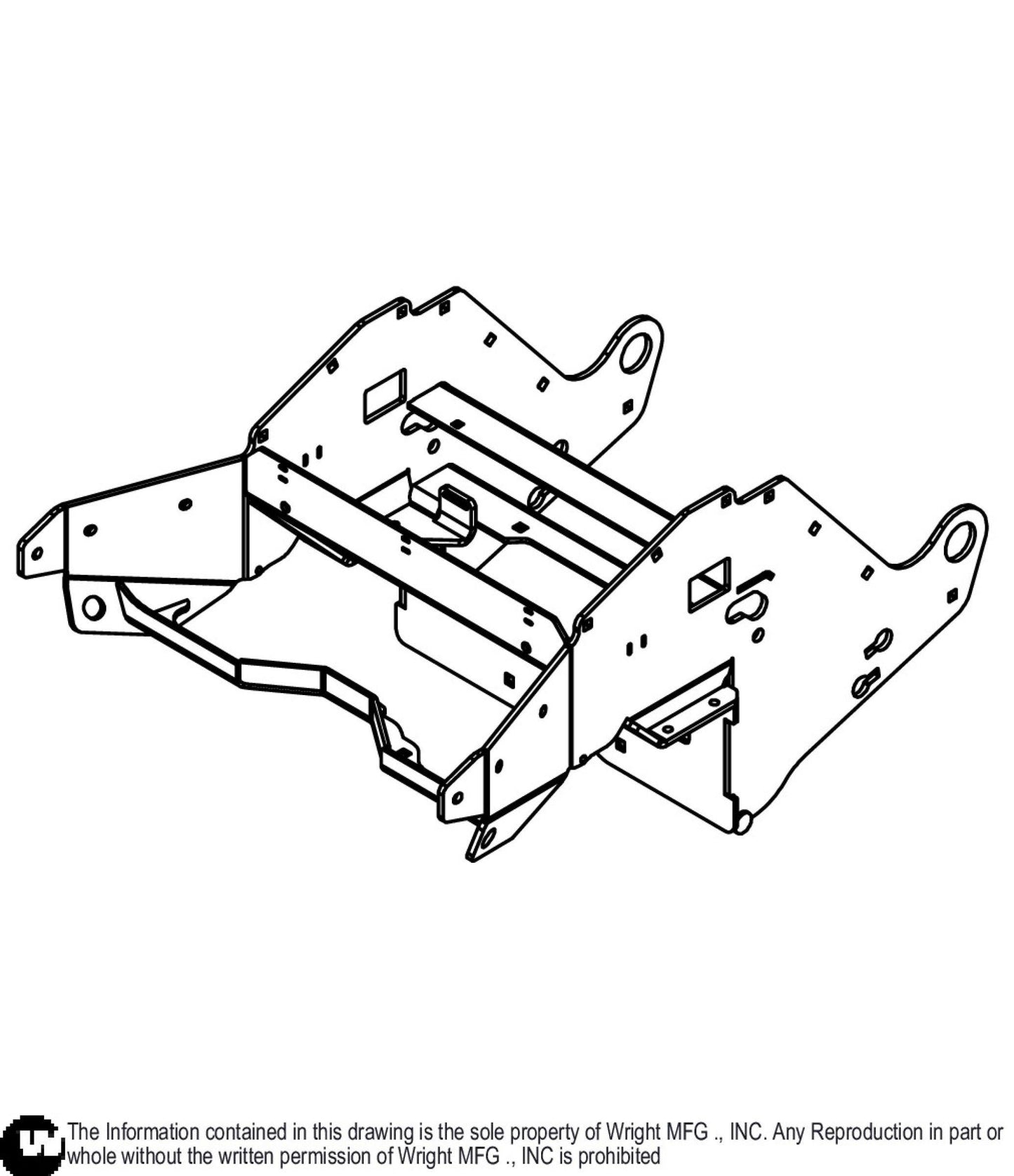 32/36 WSBB Tractor Weldment 93410569.