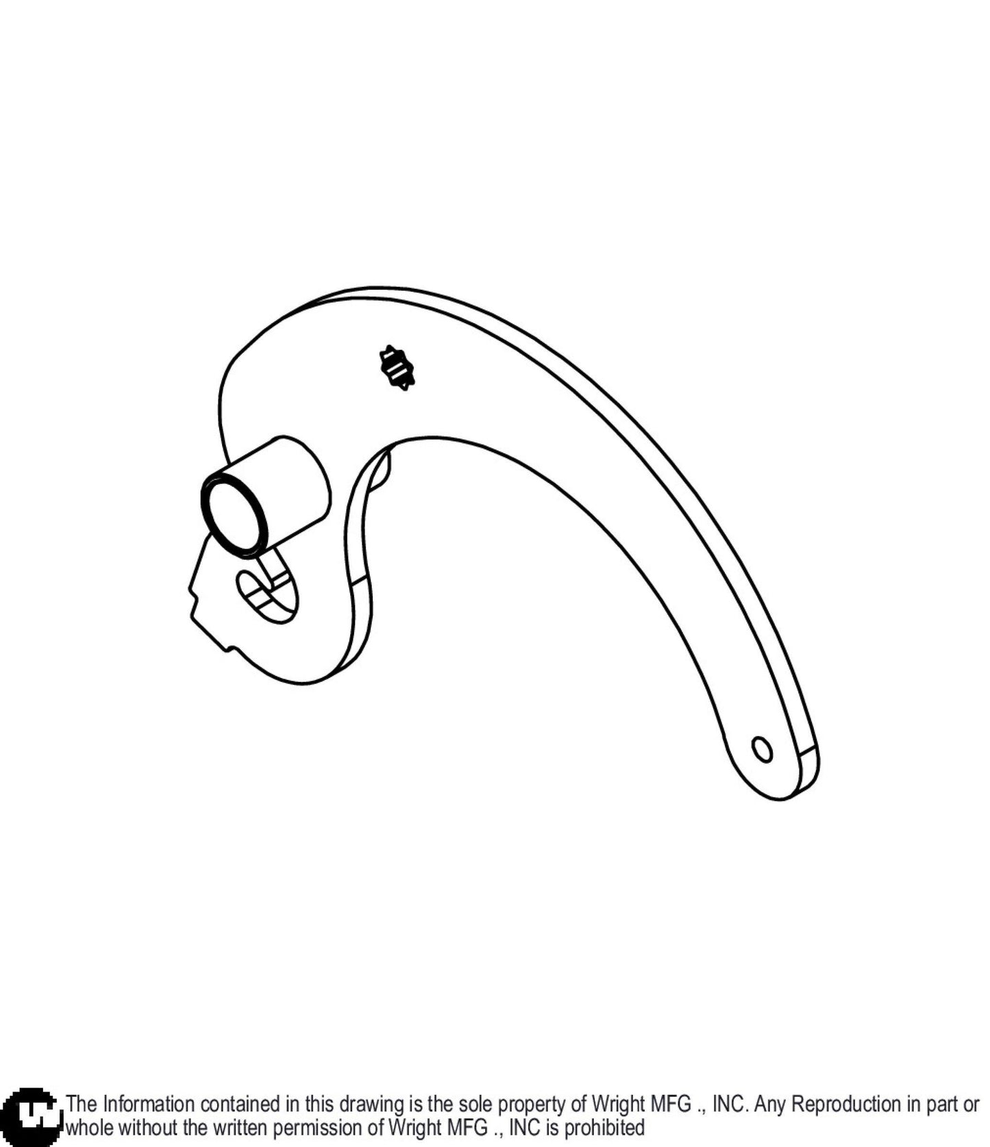 32/36 WSB Hydro Drive Tensioner Arm 93410576.