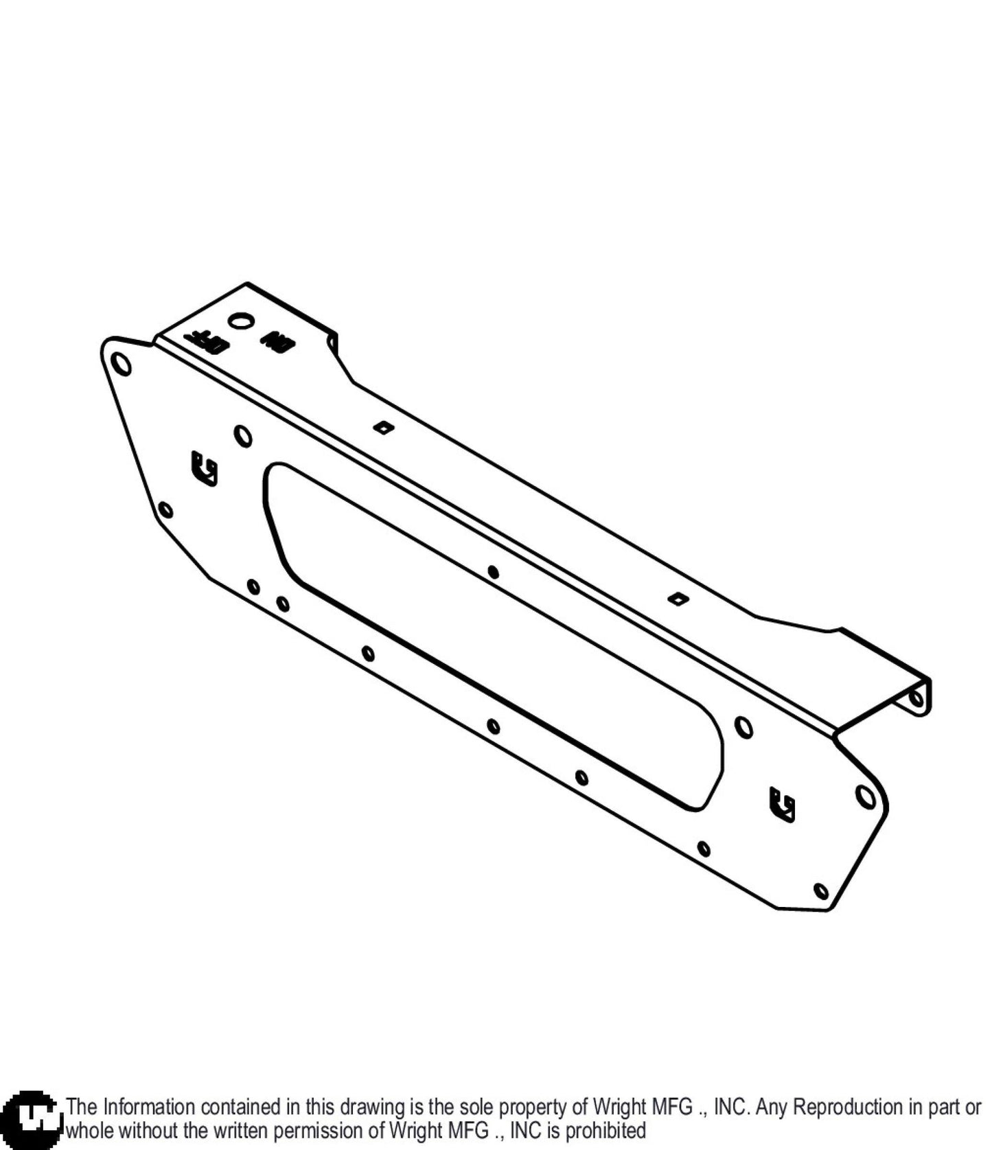 WZXT Upper Tractor Crossmember 93410602.