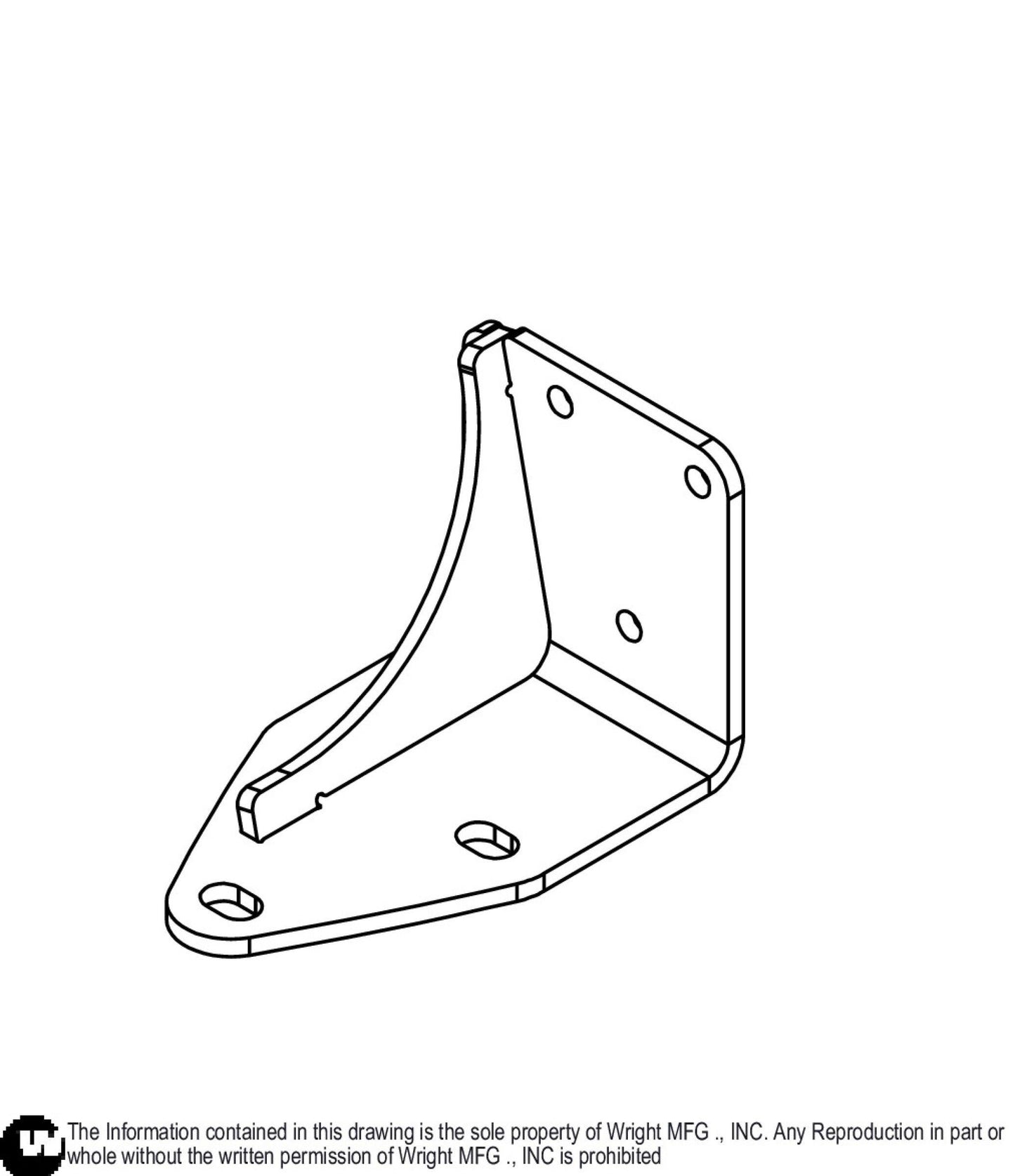 Right WZXT Rear Fuel Tank Support 93410606.