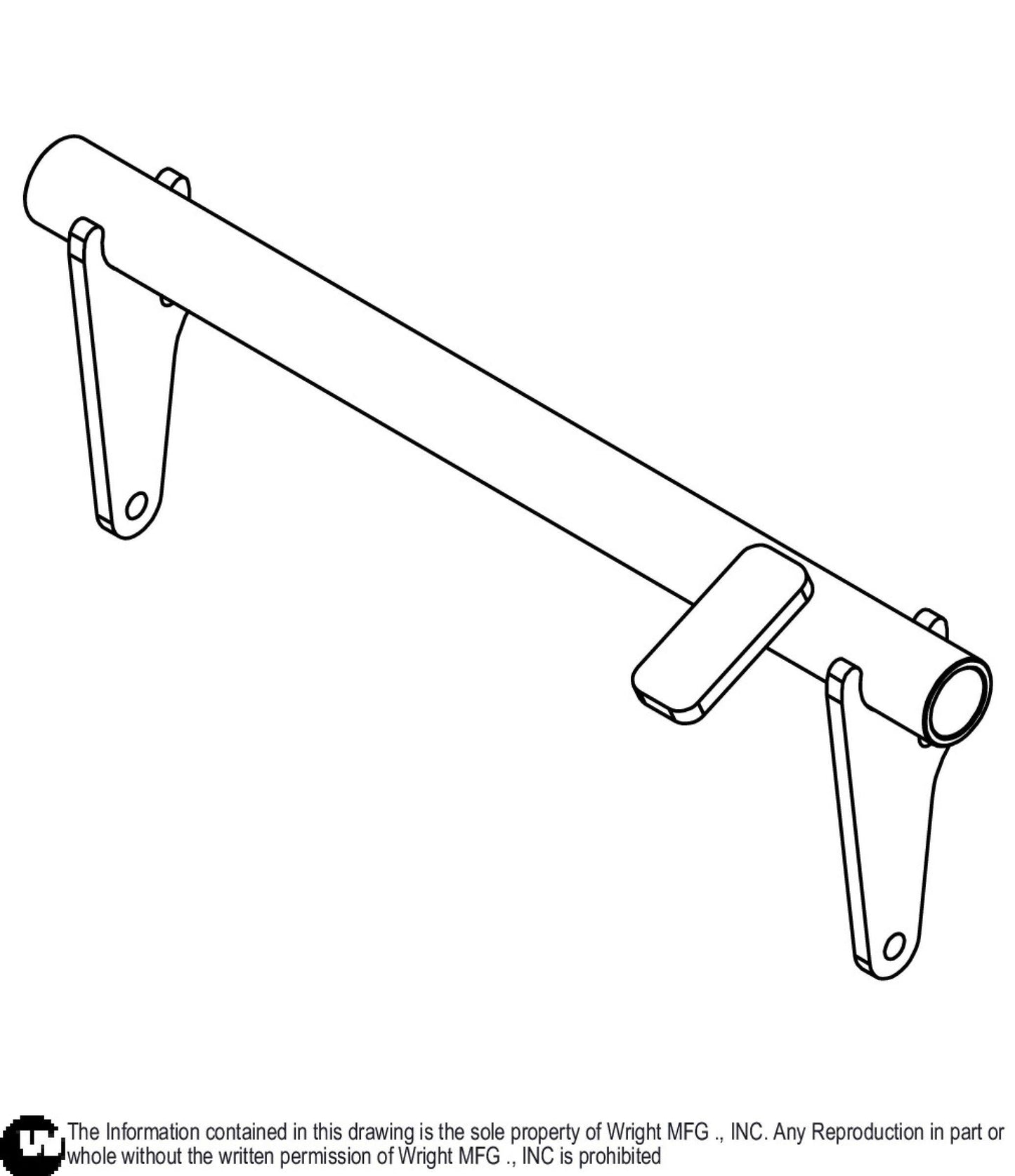 WZXL Brake Axle Weldment 93410632.