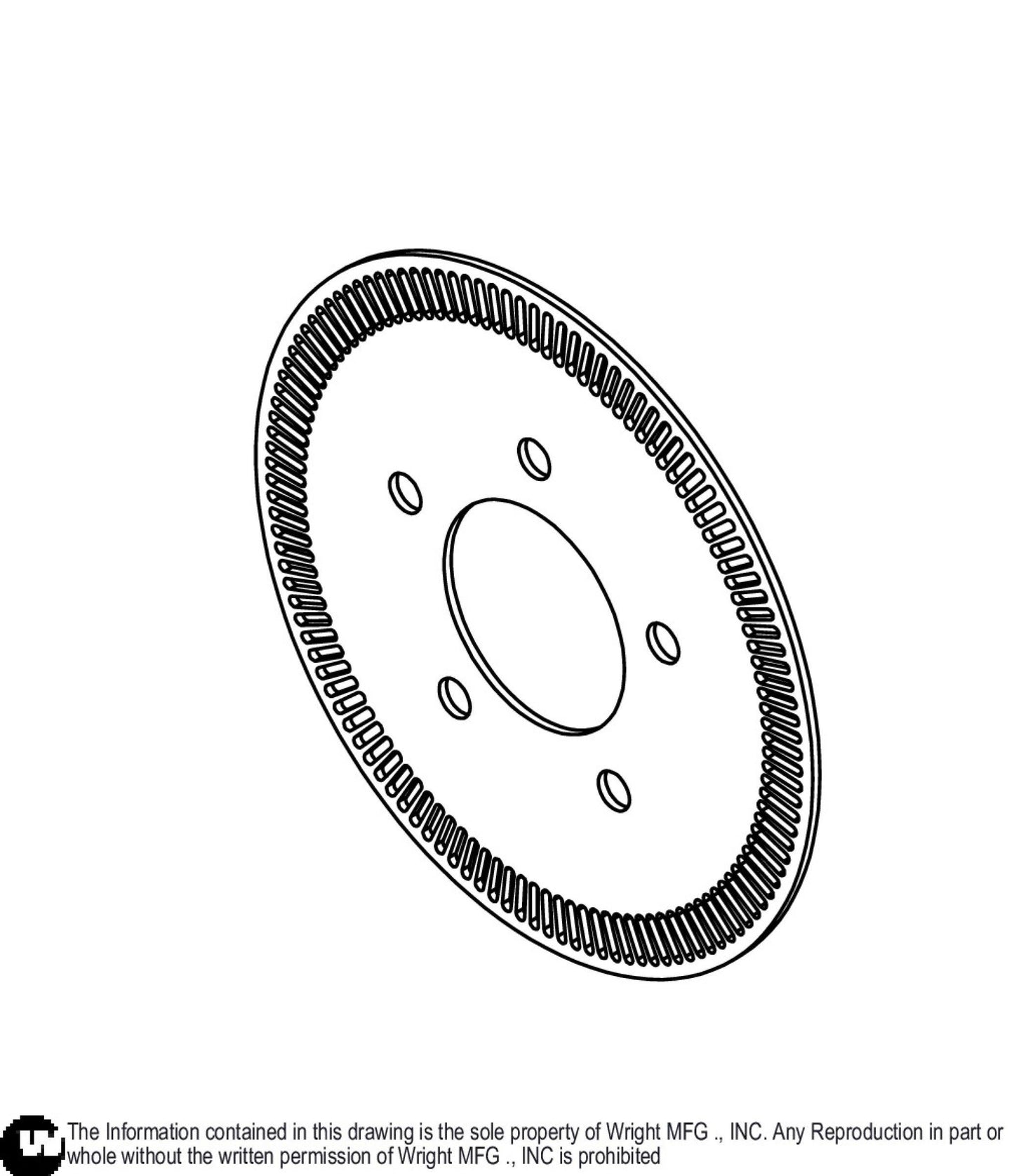 WSZK Robotic Encoder Disk 93410636.