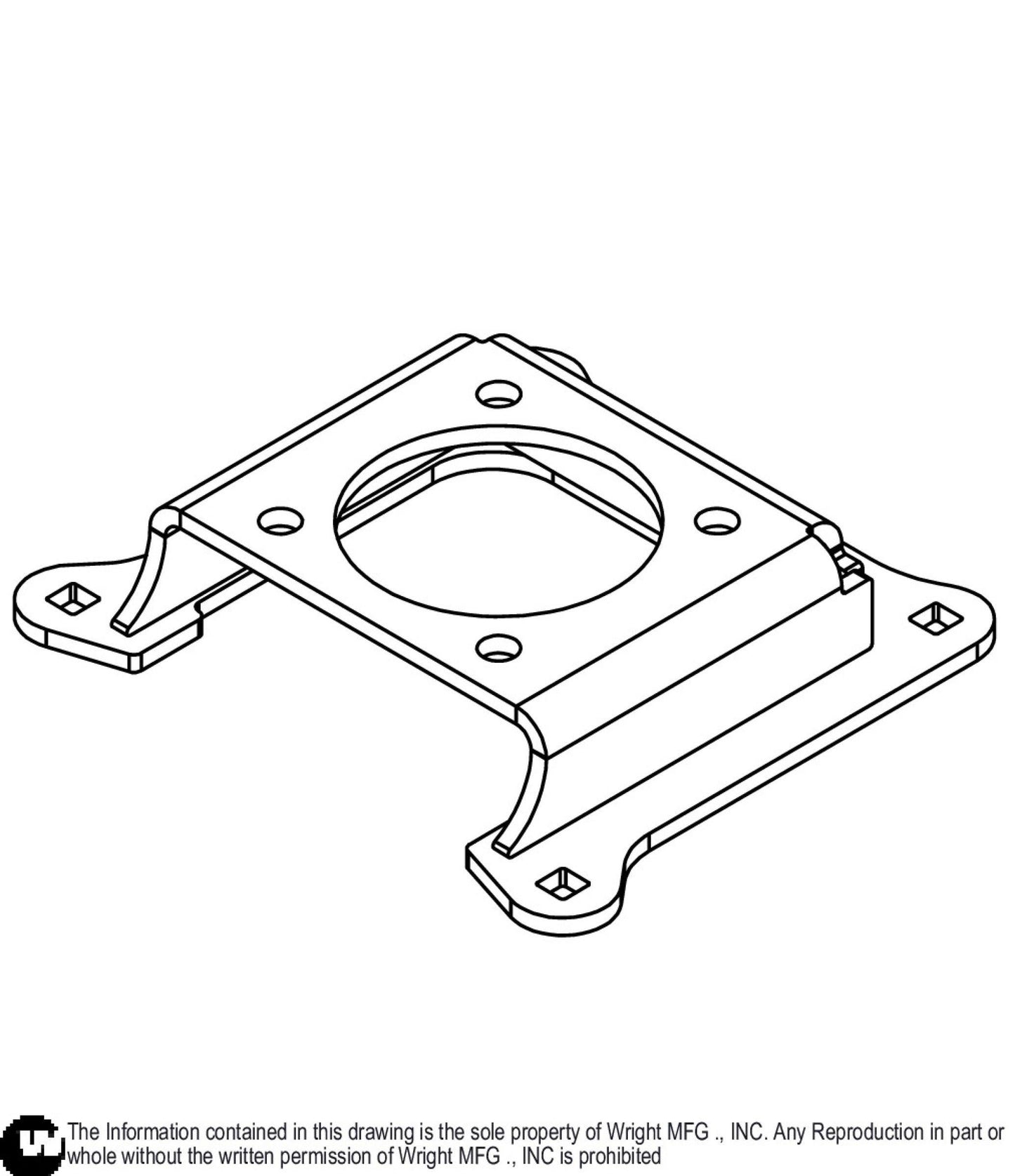 48/52 WSTX2 Wheel Motor Support 93410637.