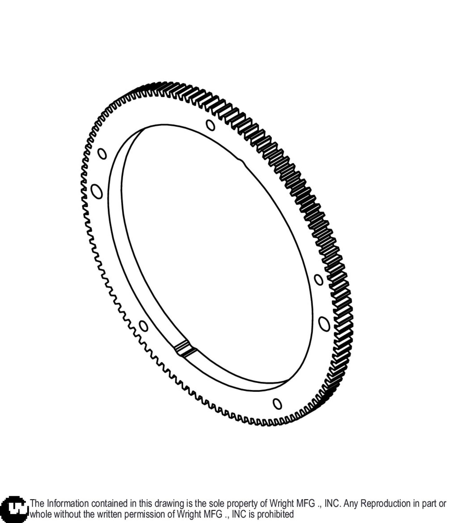 Gear Tooth Sensor Ring Encoder Disk 93410653.