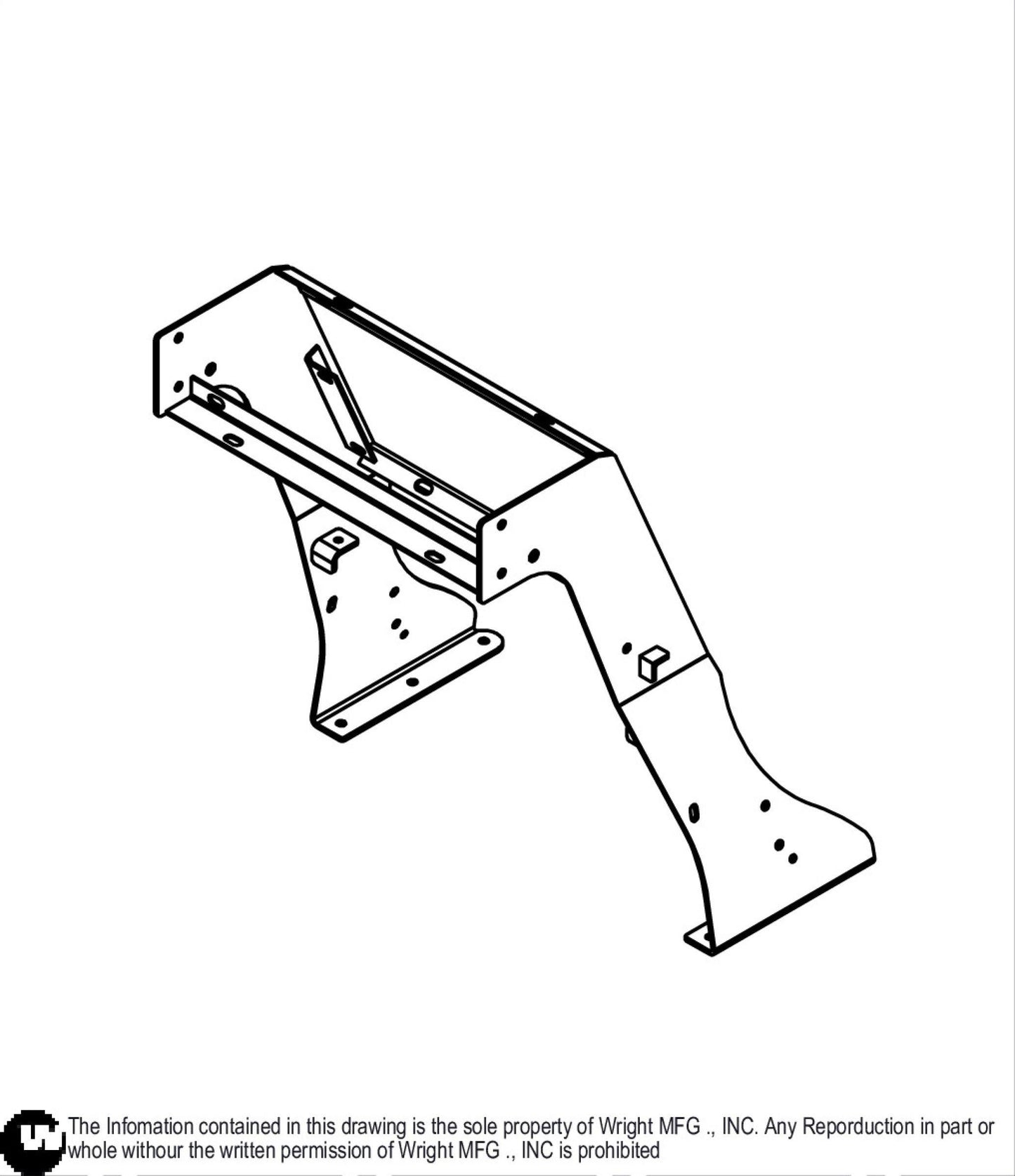 48/52/61 WS O/S Upright Frame (23) 93420003.