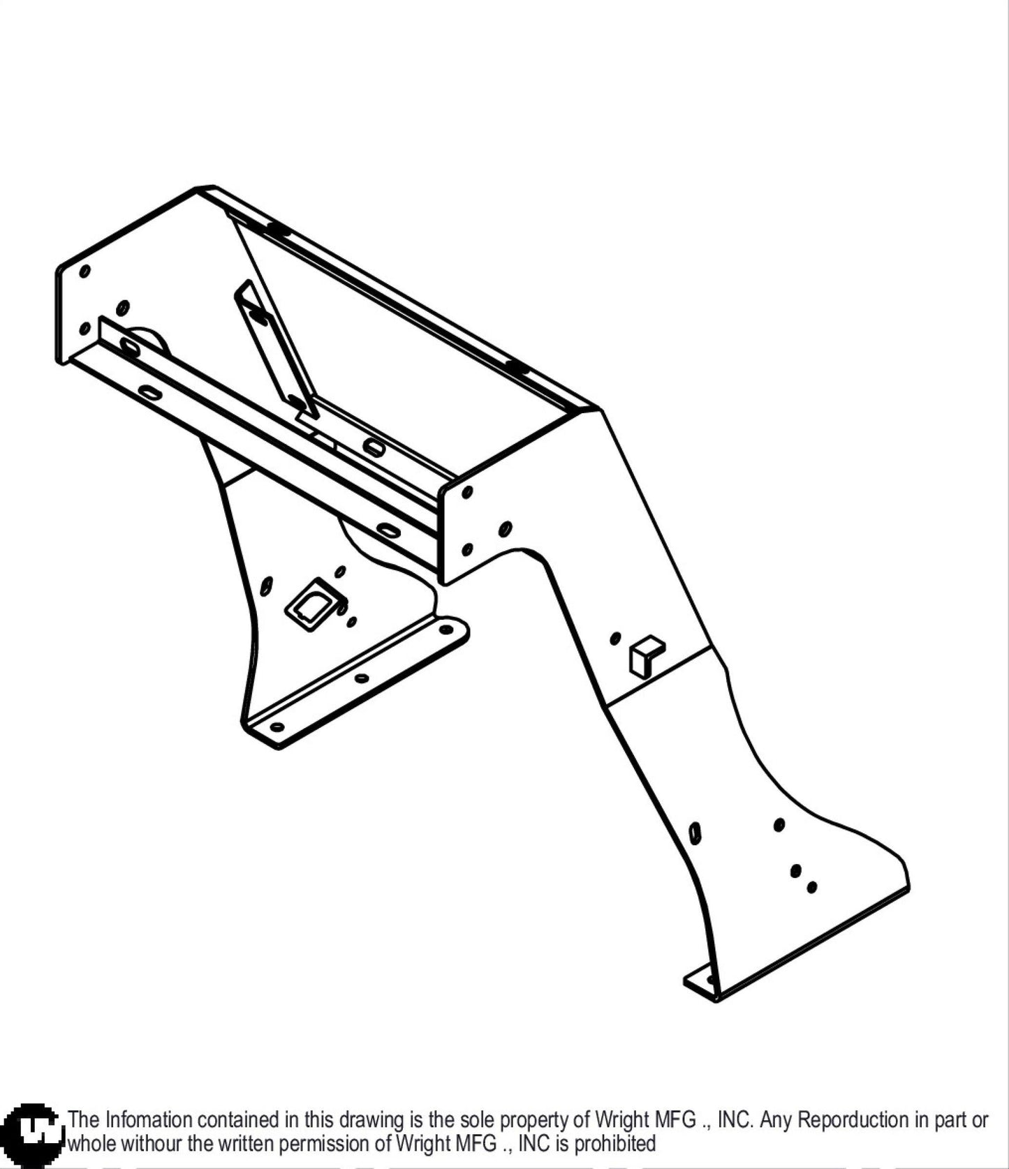 36-42 (21) WS O/S Upright Weldment 93420010.