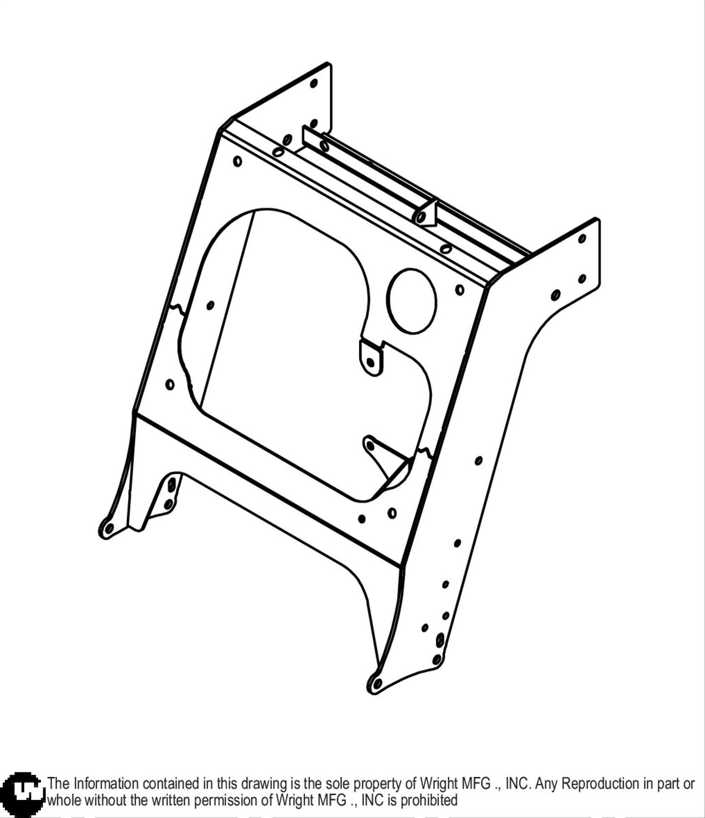 32-42 WS Upright Weldment 93420038.
