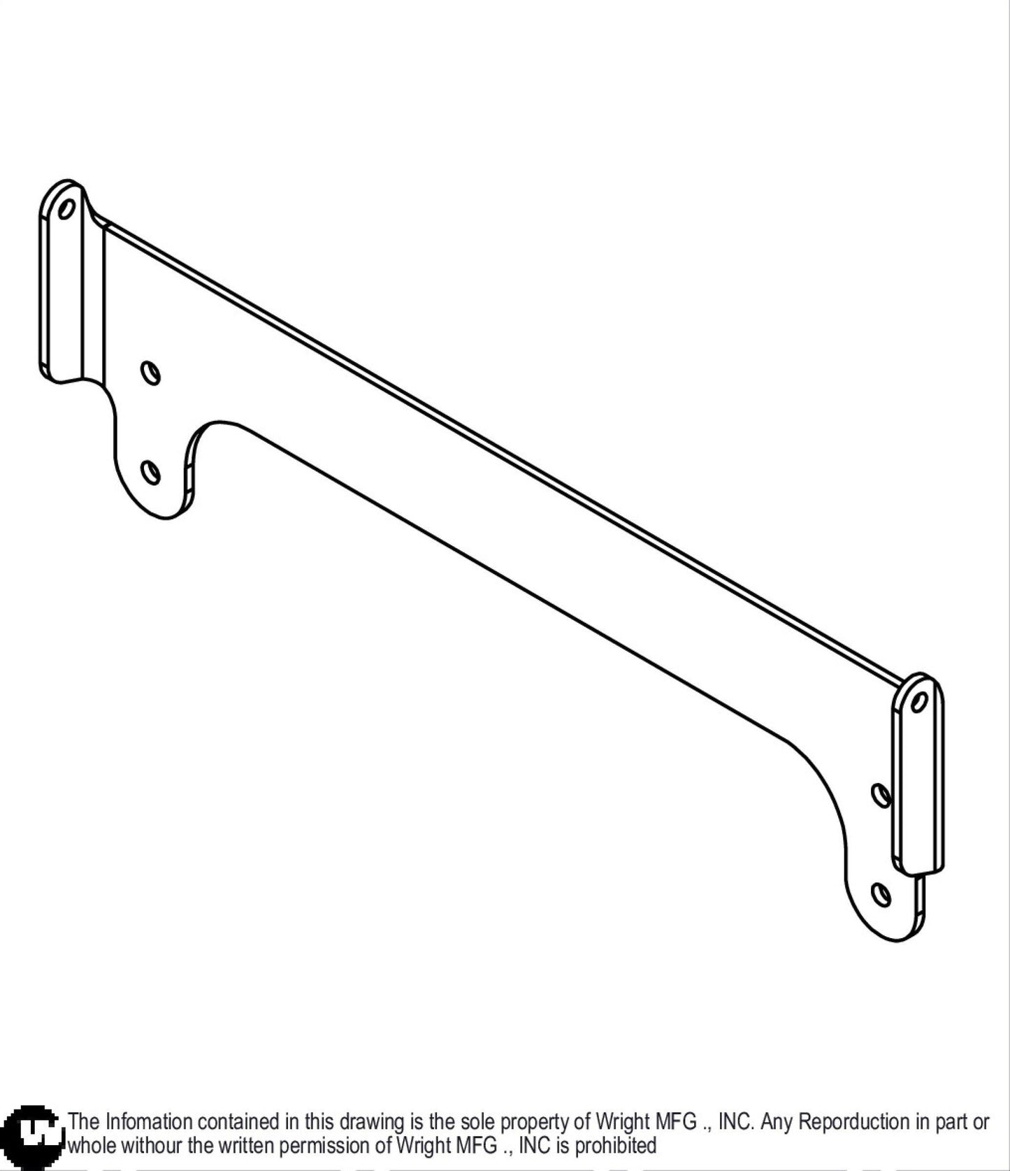 WZK Upright Pad Hinge 93420083.