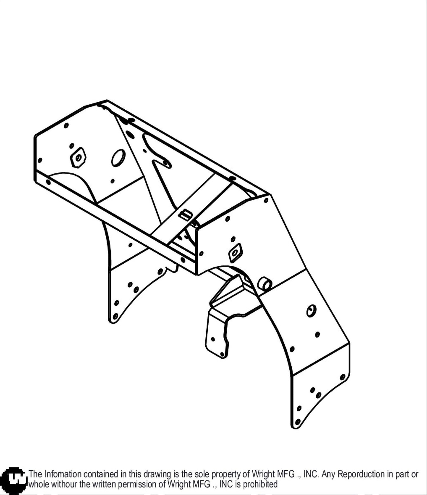 WSTII Upright Frame Weldment 93420086.