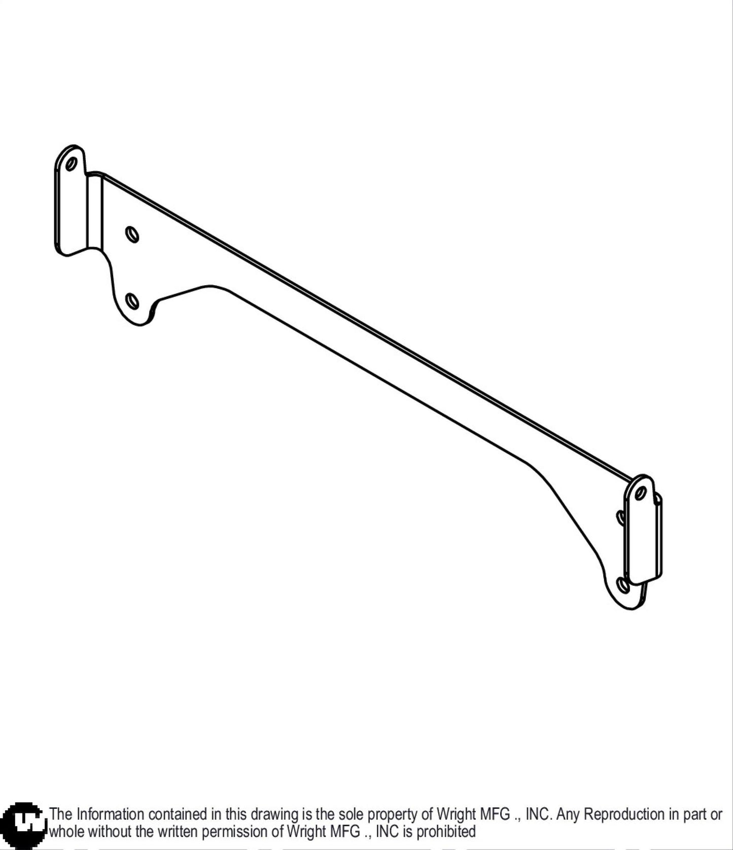 Upright Pad Hinge 93420094.
