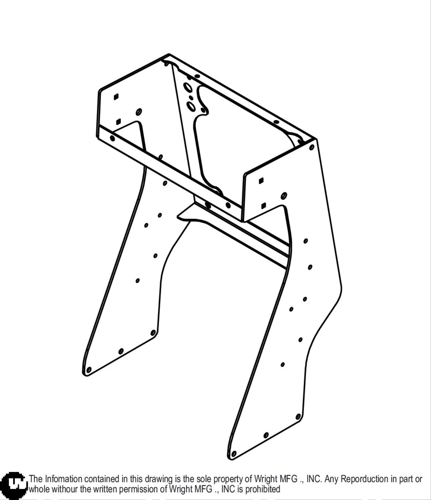 WSTRH Upright Weldment 93420099.