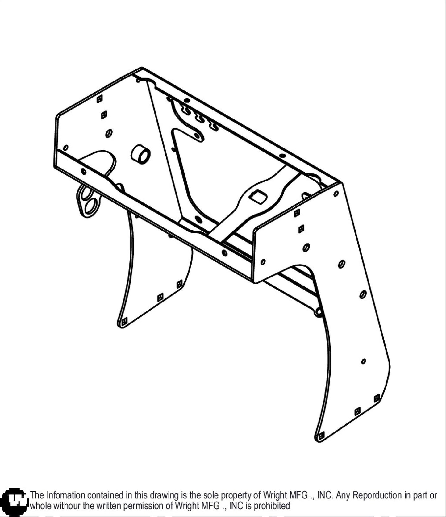 WSTN Upright Weldment 93420125.