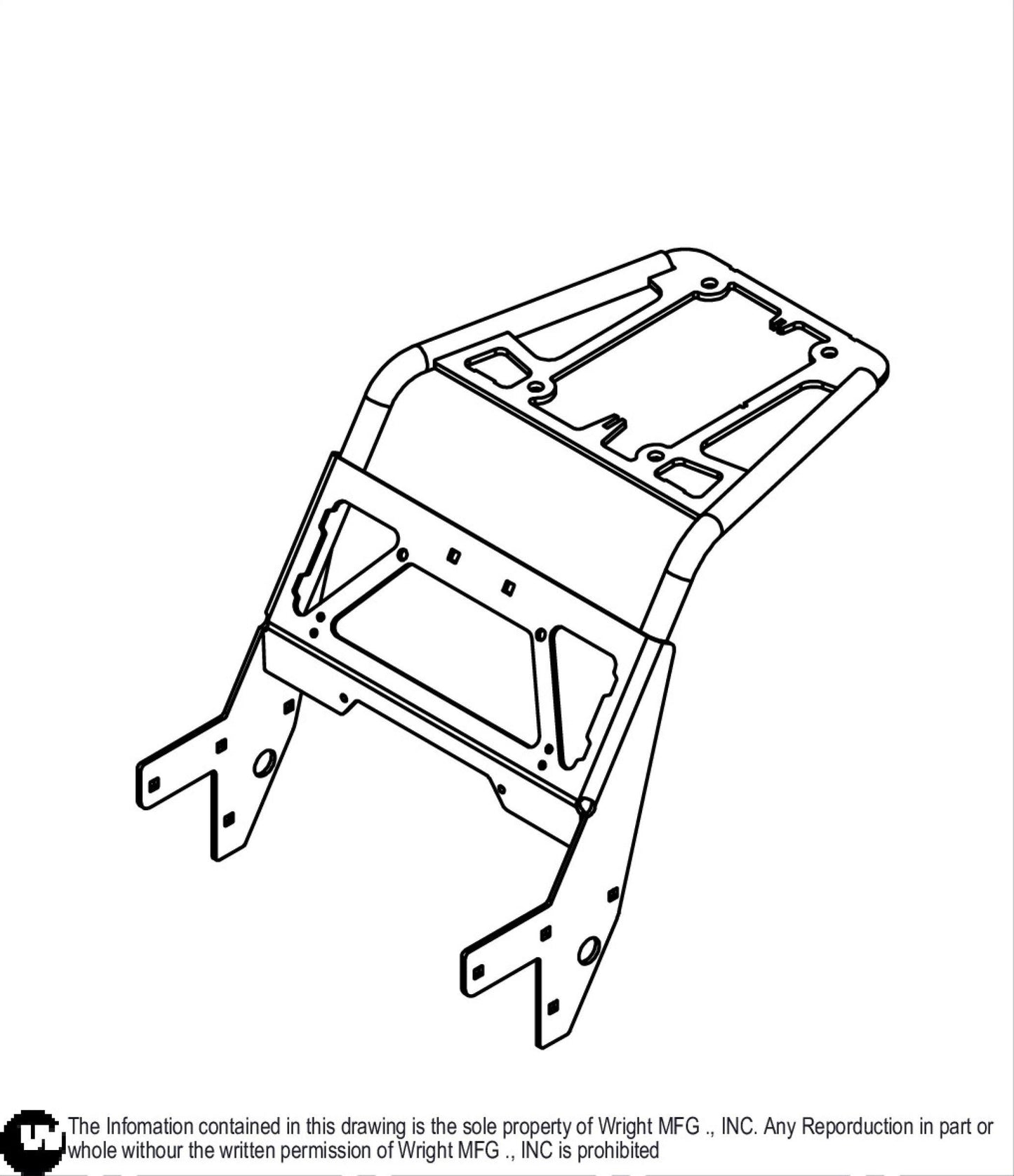 WVG2 Upright Weldment 93420161.