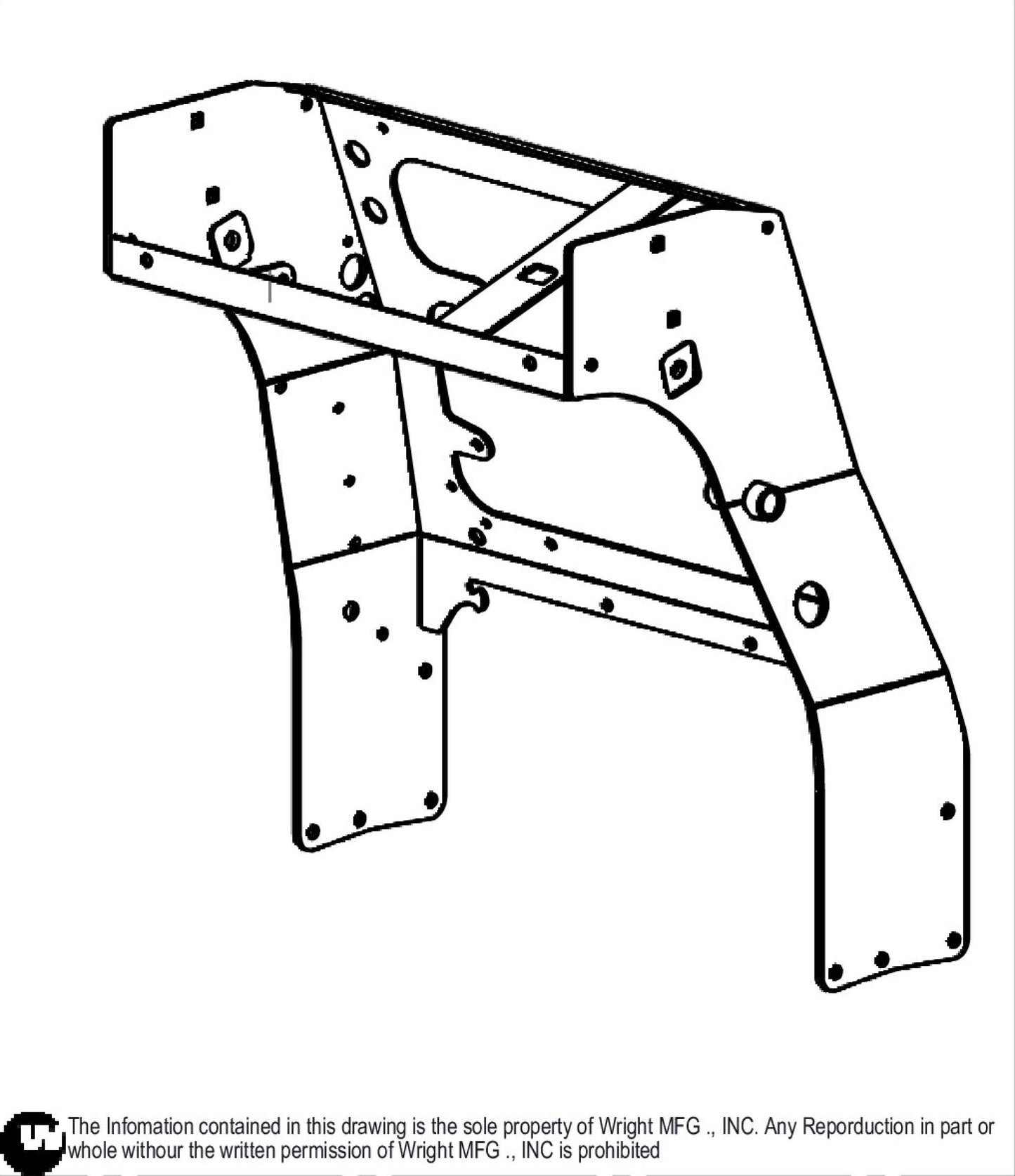 WSTX Upright Weldment 93420166.