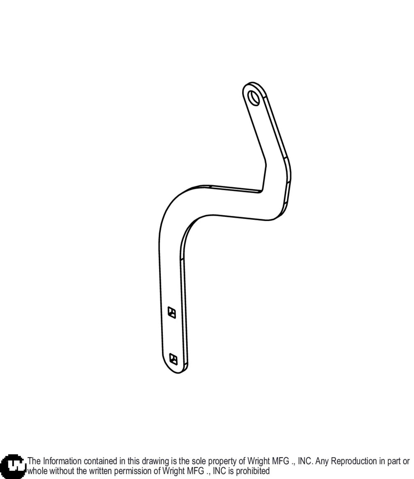 WSTX2 Brake Pull Bar 93420257.