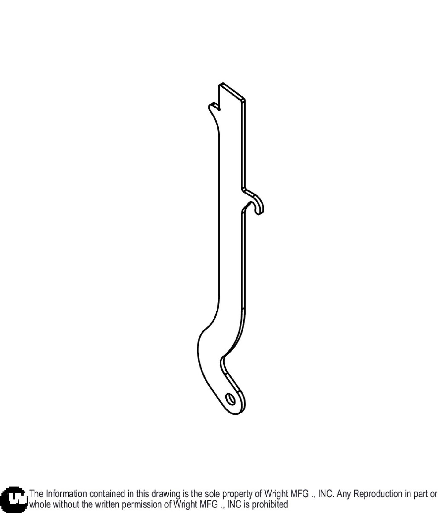 WSLG Control Lever Lock Link 93420306.