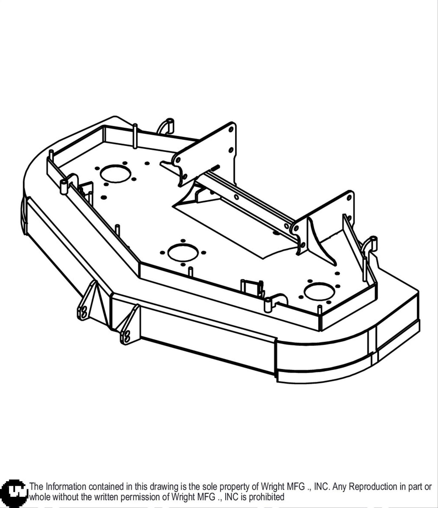 Cutter Deck With Isolation Caps 93430027.