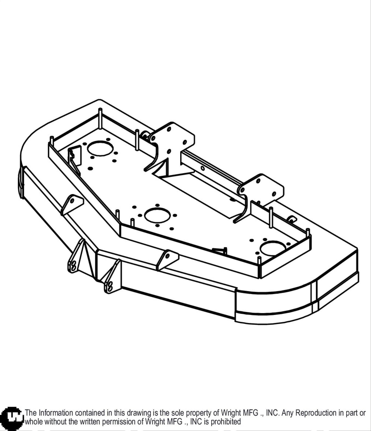 48 Cutter Deck Weldment 93430033.