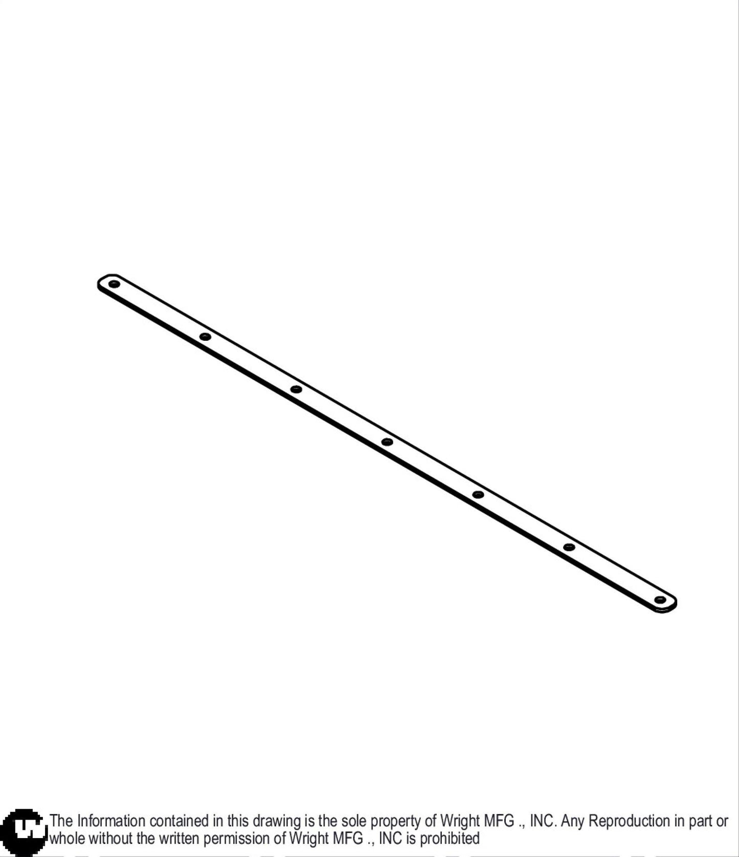 7GA. Rear Discharge Chute Clamp 93430061.