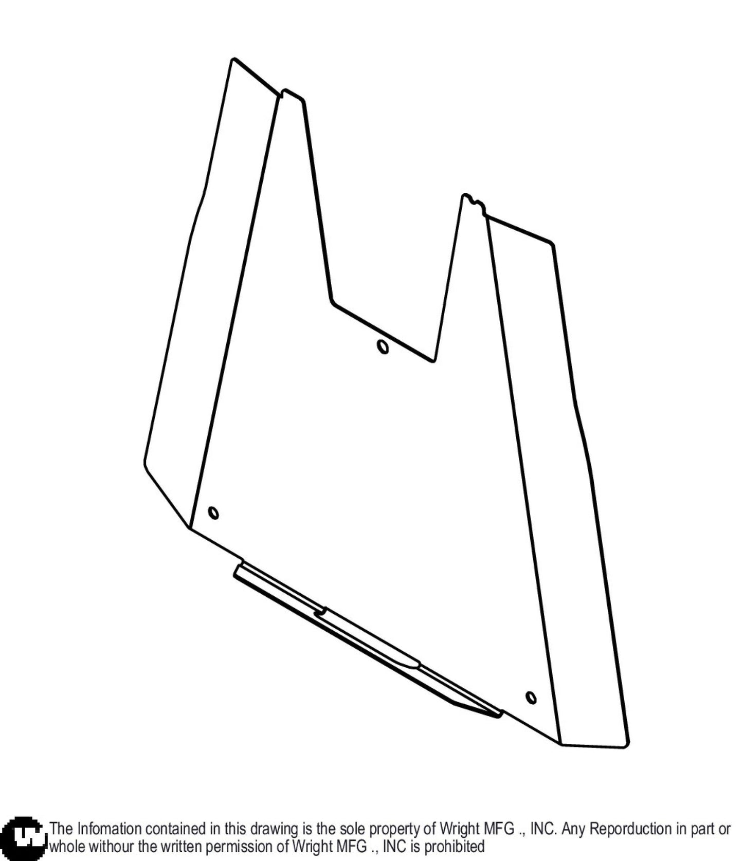 Aero 48 WV2 Center Deck Cover 93430064.