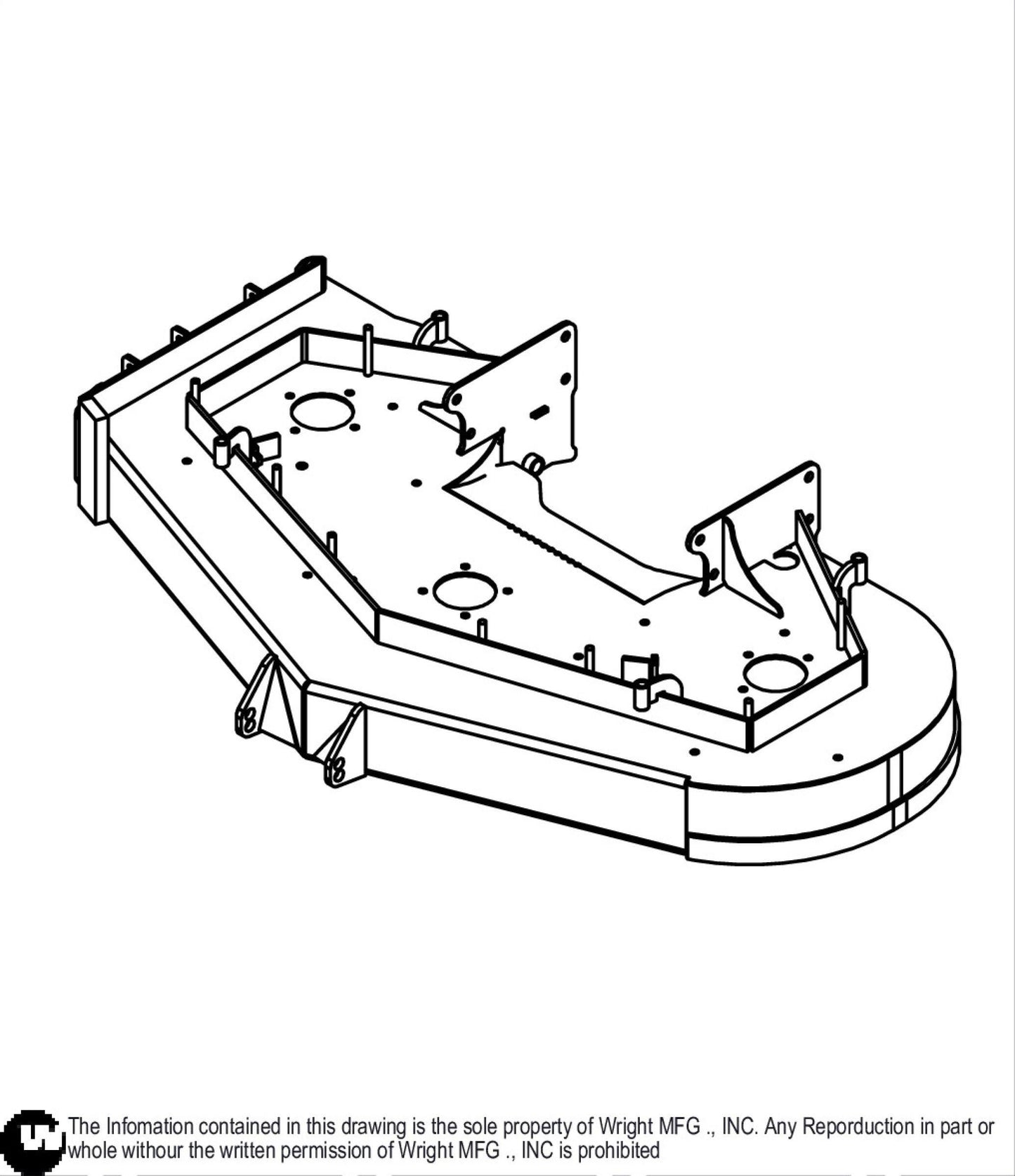 52 WSE III SD Cutter Deck W Isol Caps 93440024.