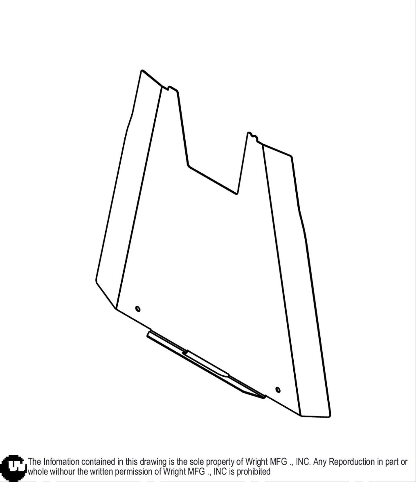 Aero 52 WV2 Center Deck Cover 93440078.