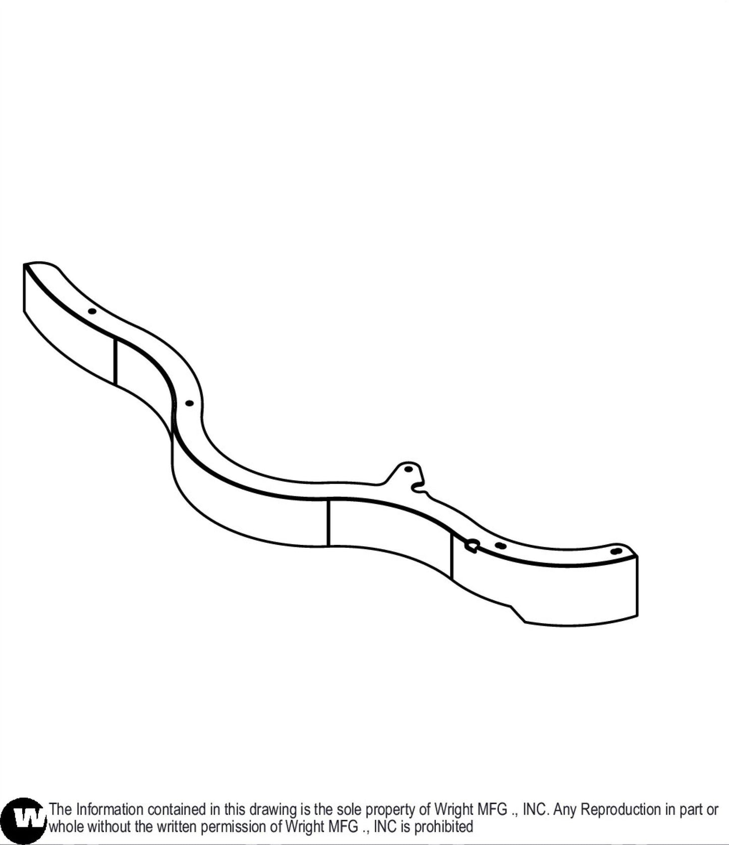 52 Deck Baffle Weldment 93440079.
