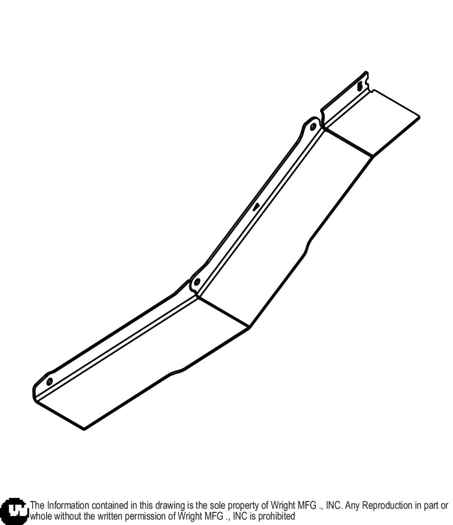 11GA 52 WSB Bent Baffle Discharge 93440096.