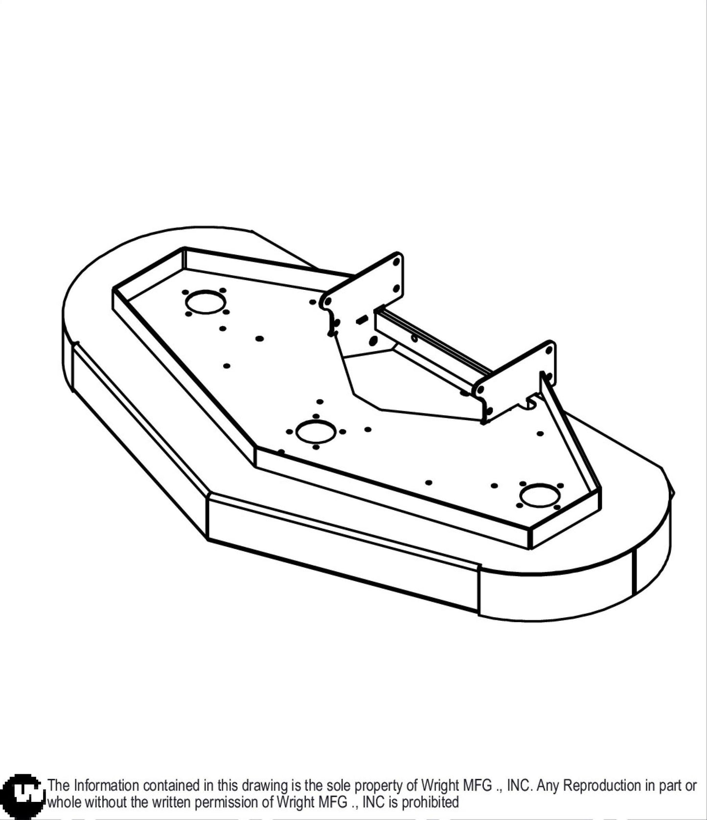 61 WSE III Cutter Deck W Isol Caps 93450020.