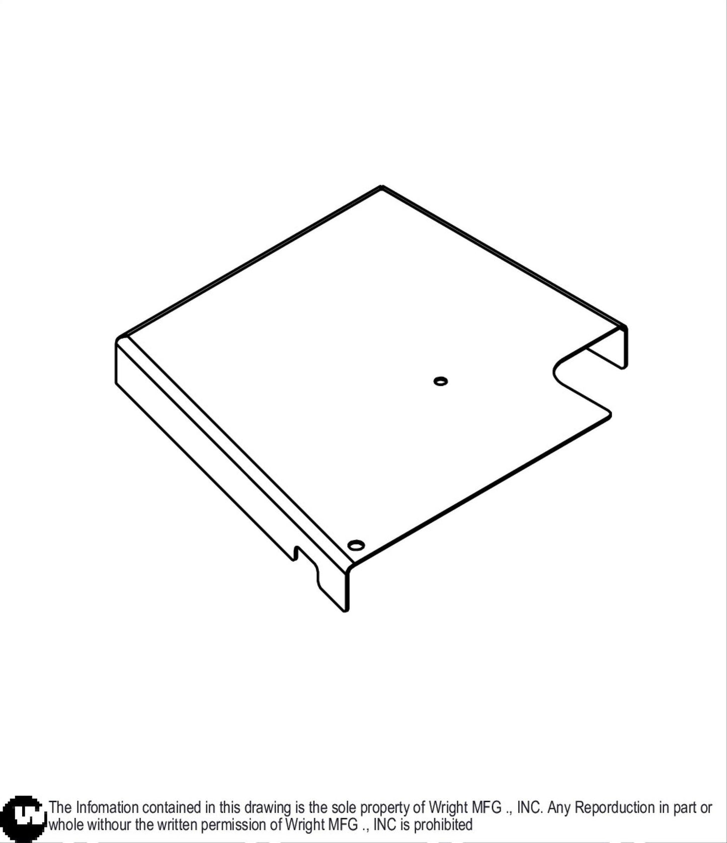 Right 61' WZ Deck Cover 93450024.
