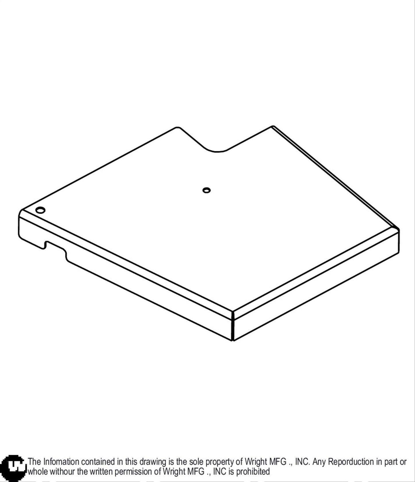 Left 61' WZ Deck Cover 93450025.