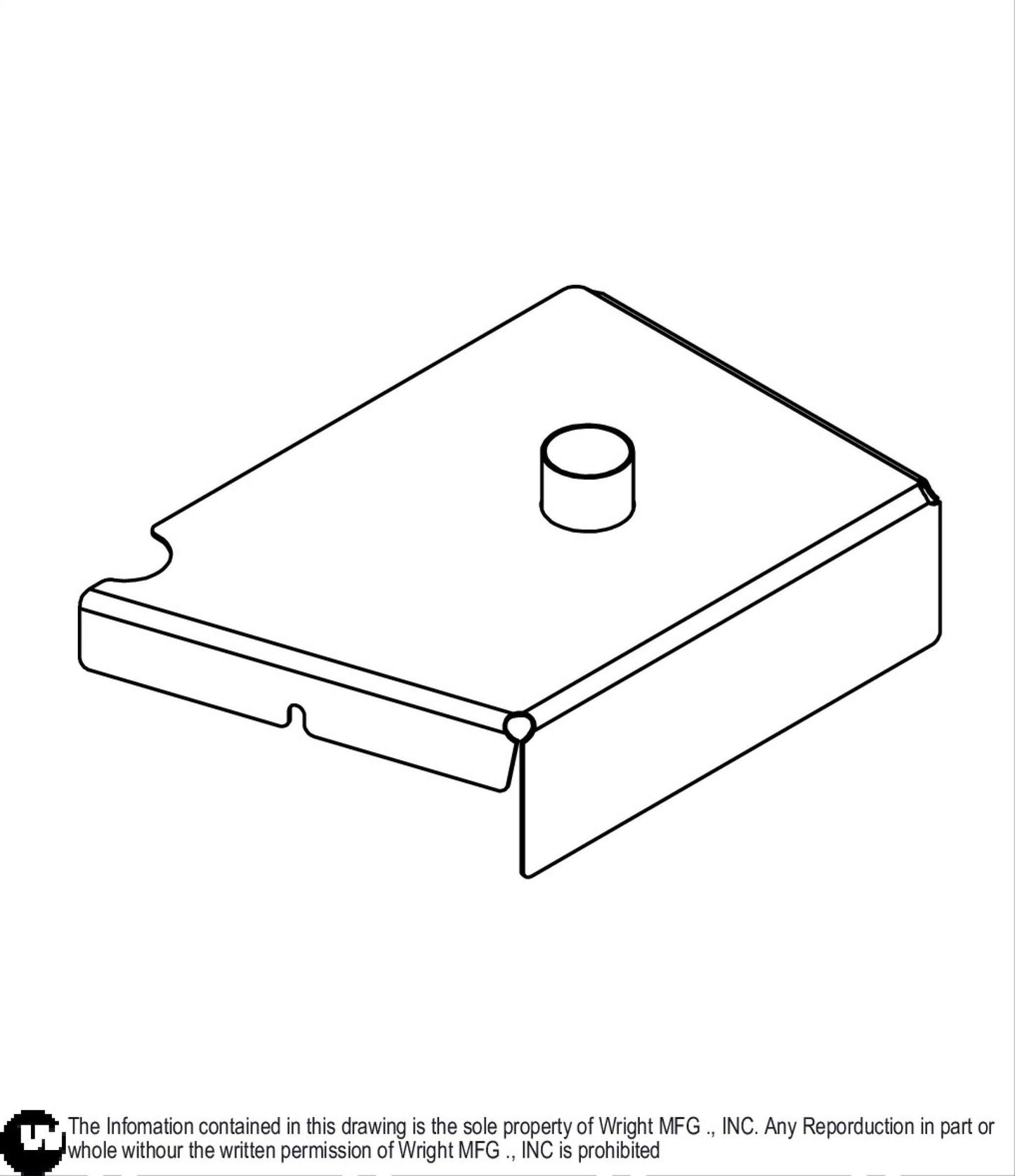 Left 61" WSTX Deck Cover 93450042.