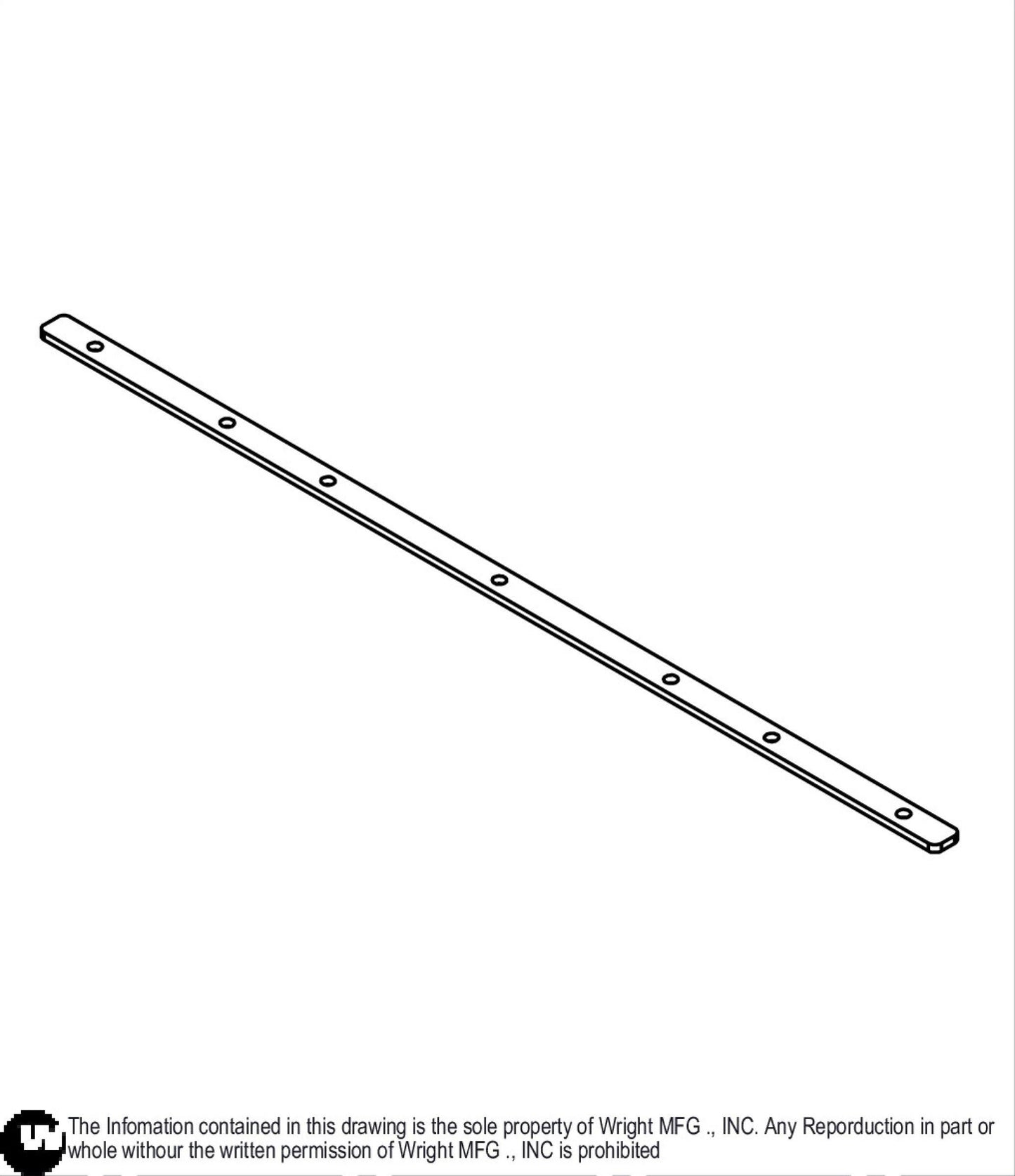 61" WSTX Striping Back Plate 93450049.