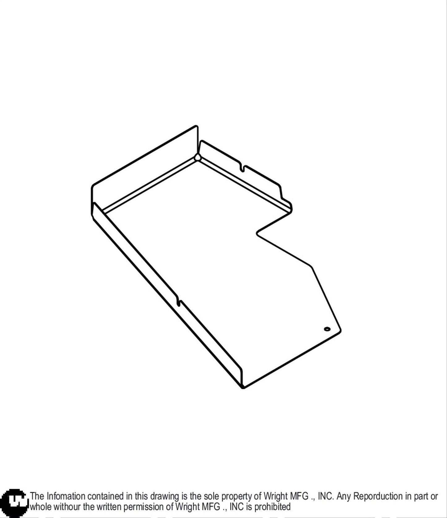Left 61 WZTO Deck Lift Cover 93450054.